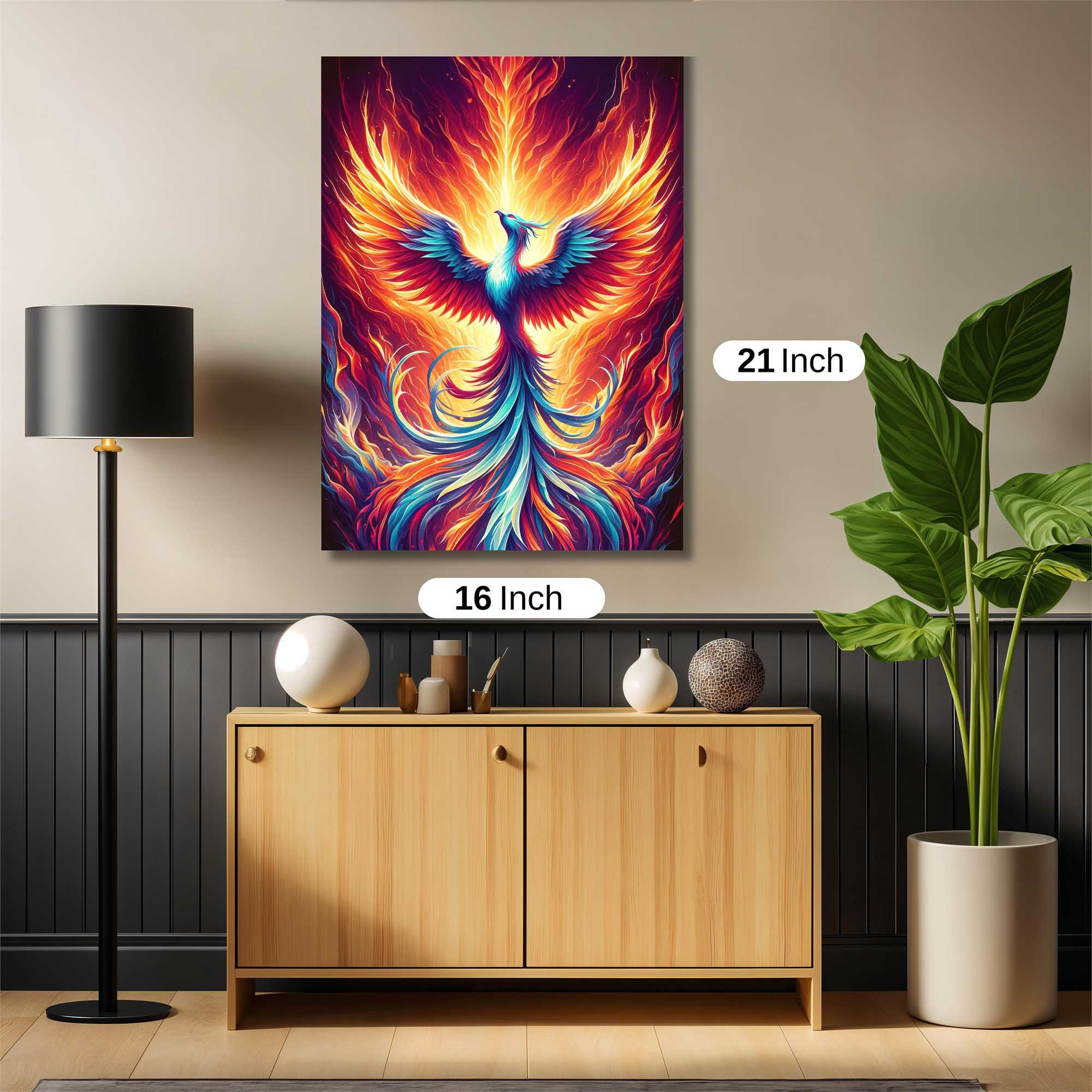Phoenix Rebirth Safe Wall Magnetic / M