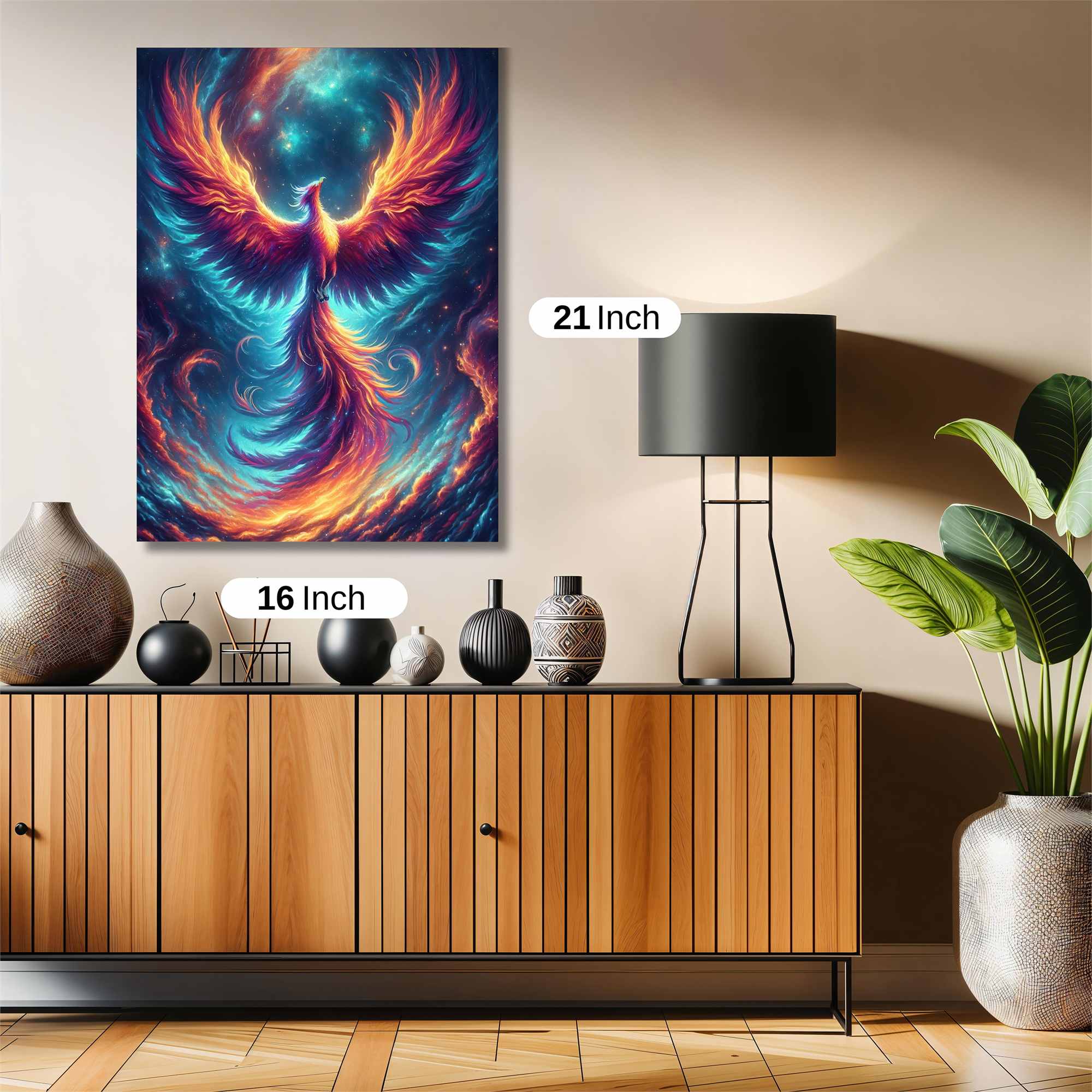 Phoenix Rebirth Safe Wall Magnetic / M