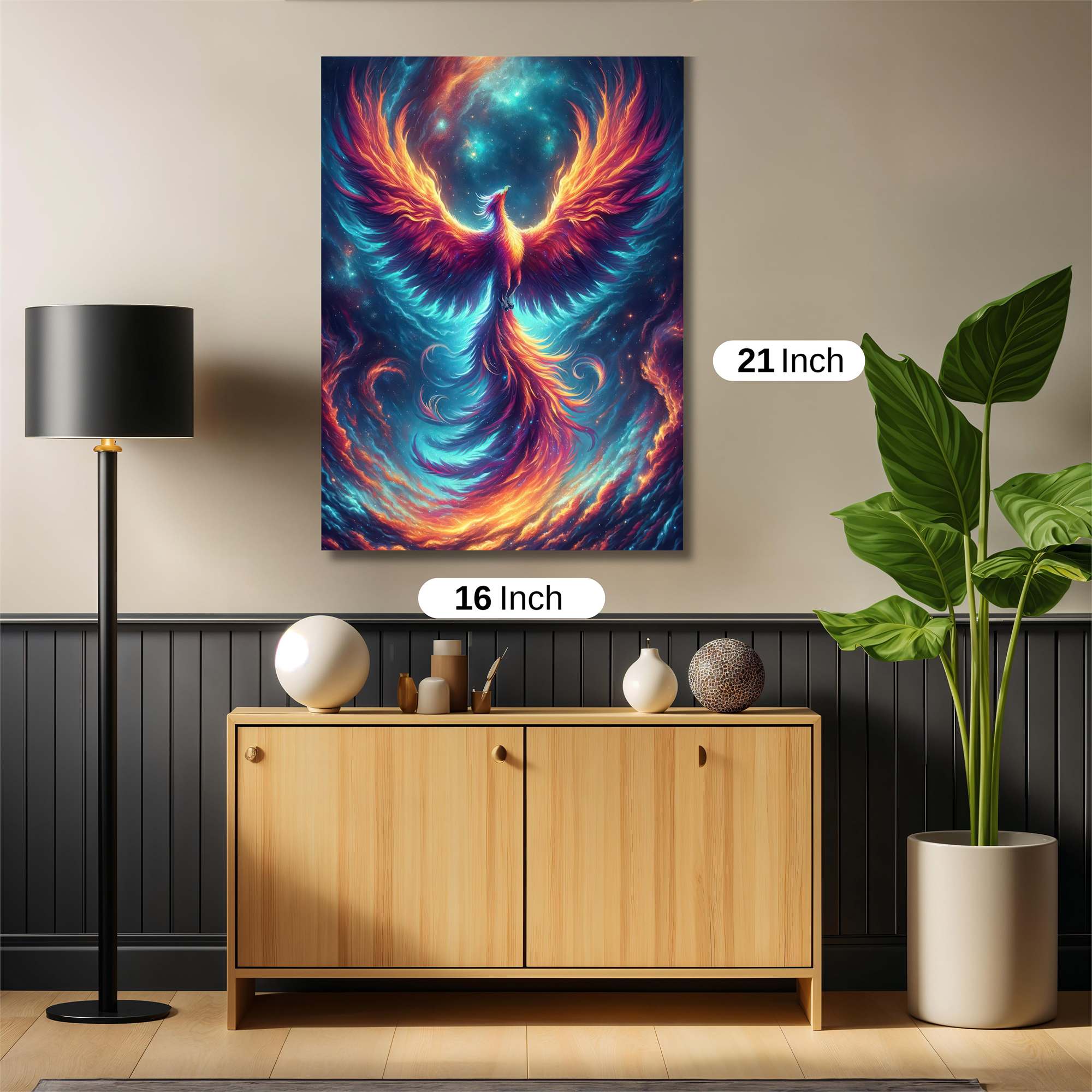Phoenix Rebirth Safe Wall Magnetic / M