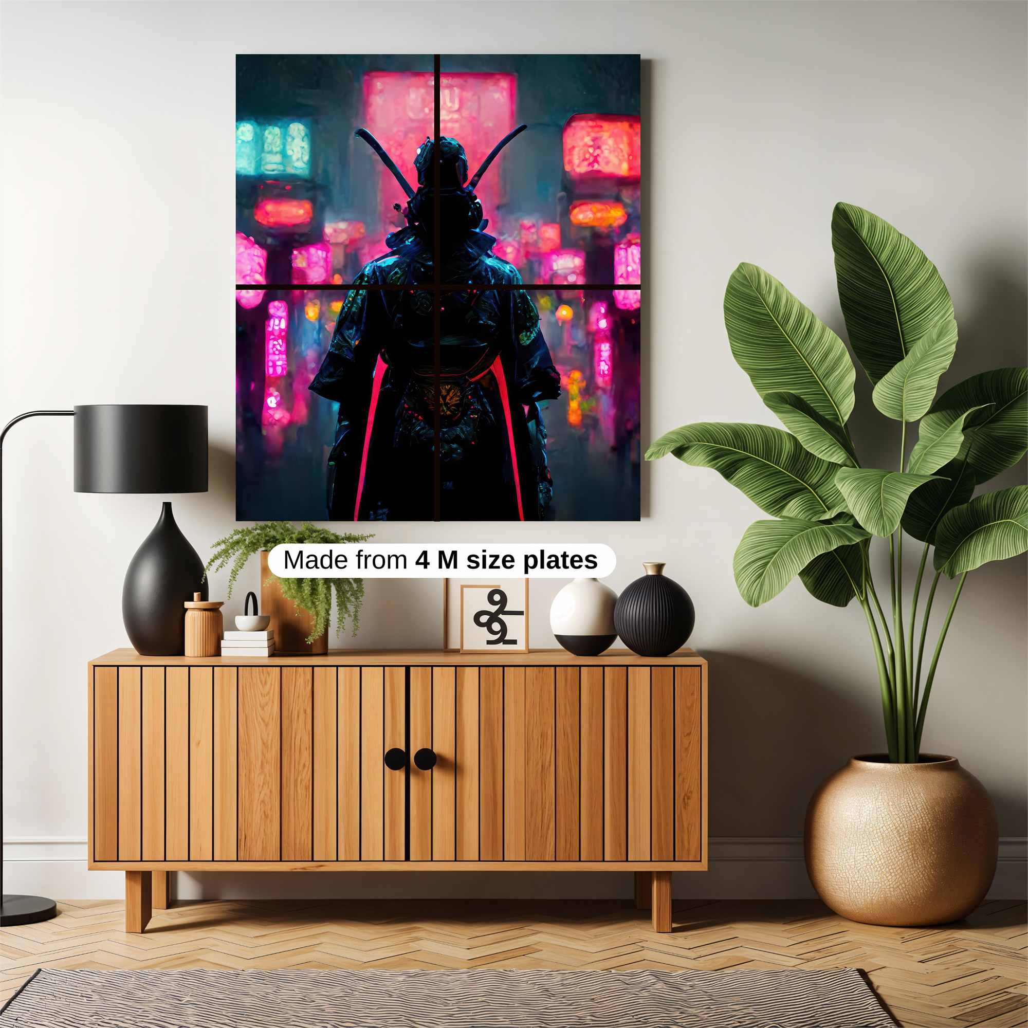Cyber Samurai Safe Wall Magnetic / M