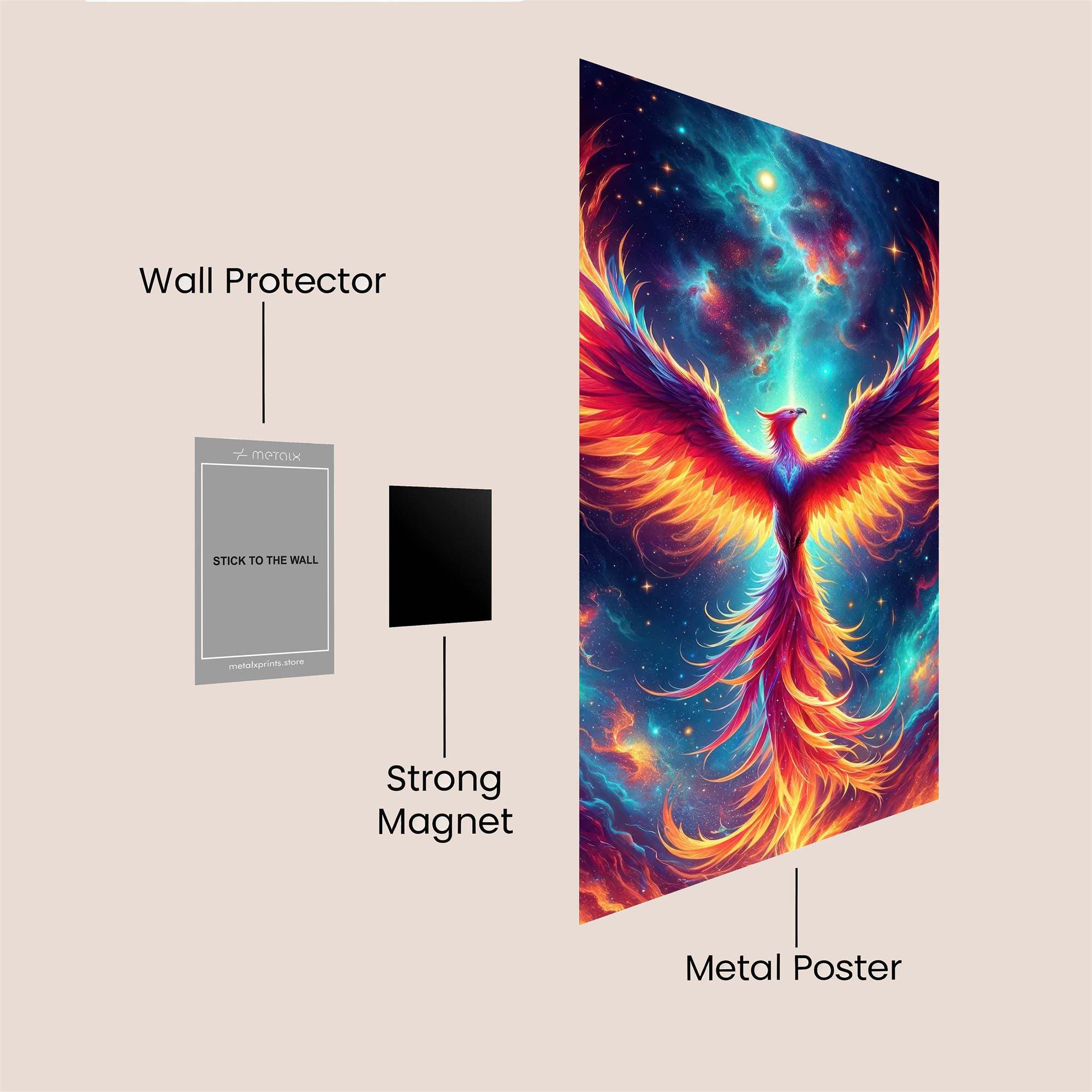 Phoenix Radiant Safe Wall Magnetic / M
