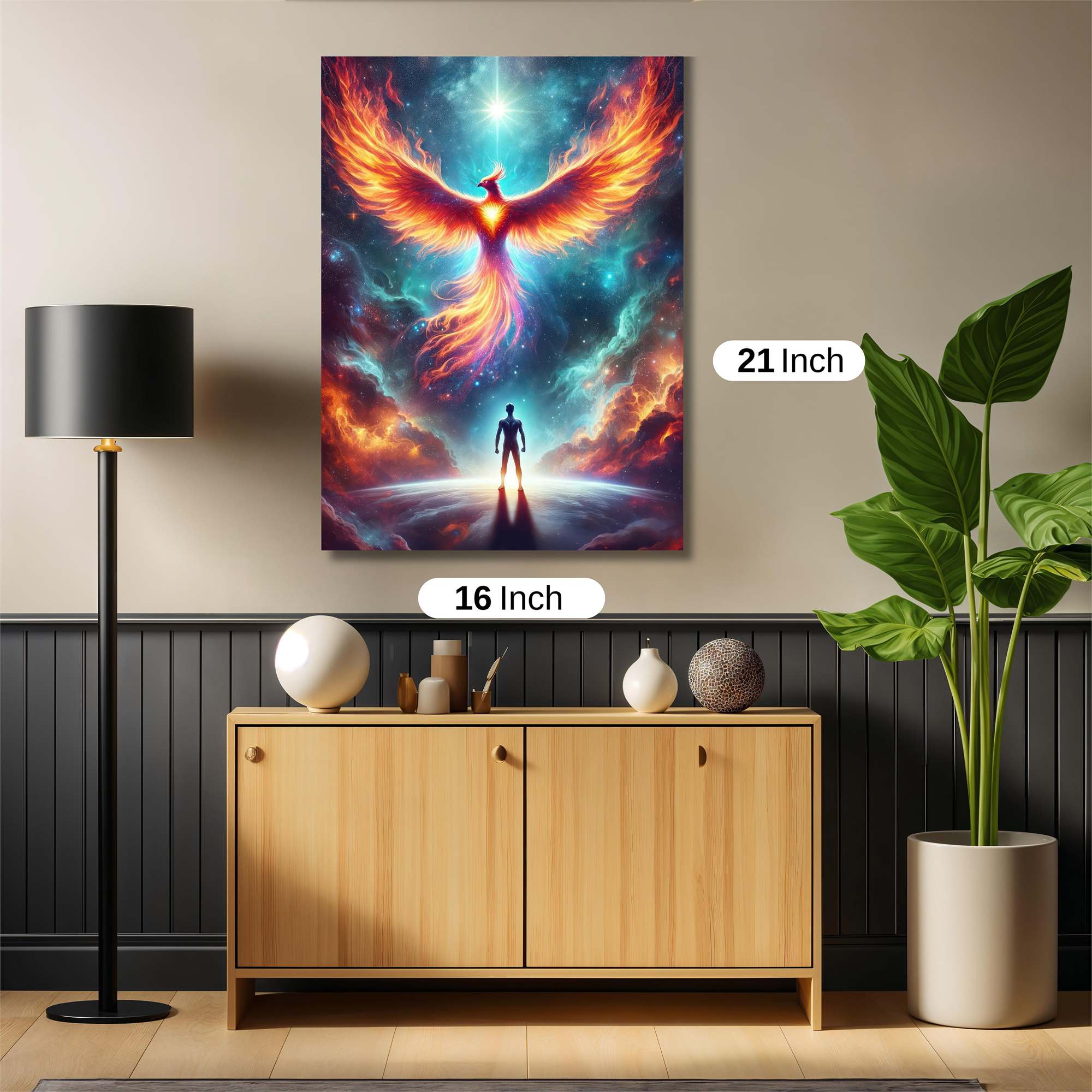 Phoenix Rebirth Safe Wall Magnetic / M