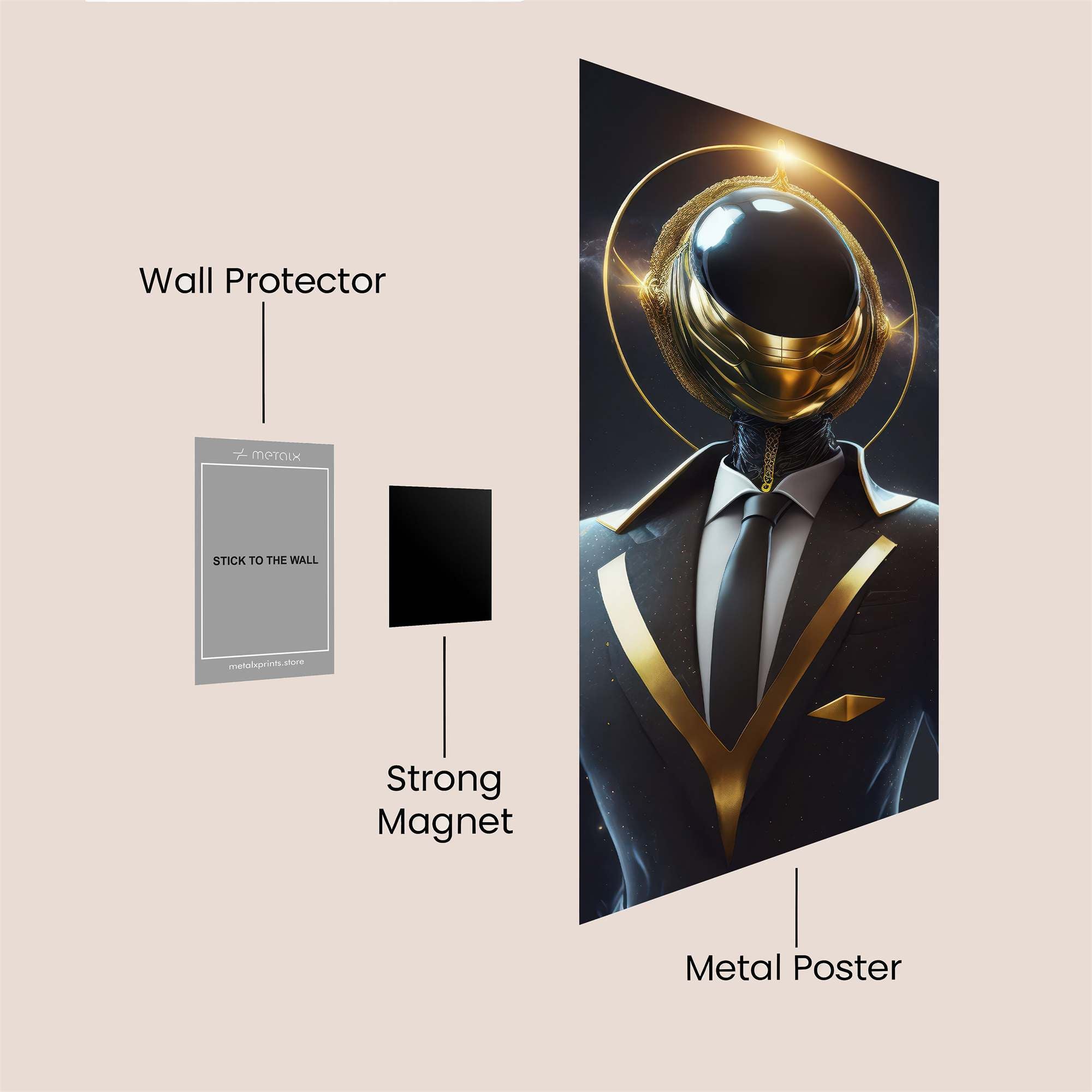 Astro Elegance Safe Wall Magnetic / M