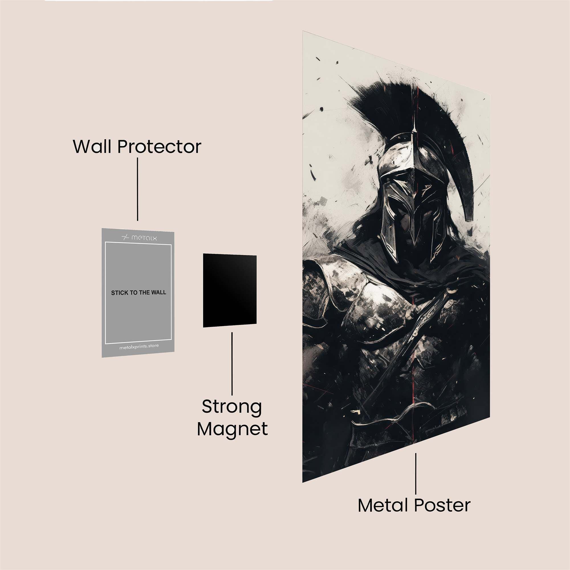 Spartan Gloom Safe Wall Magnetic / M