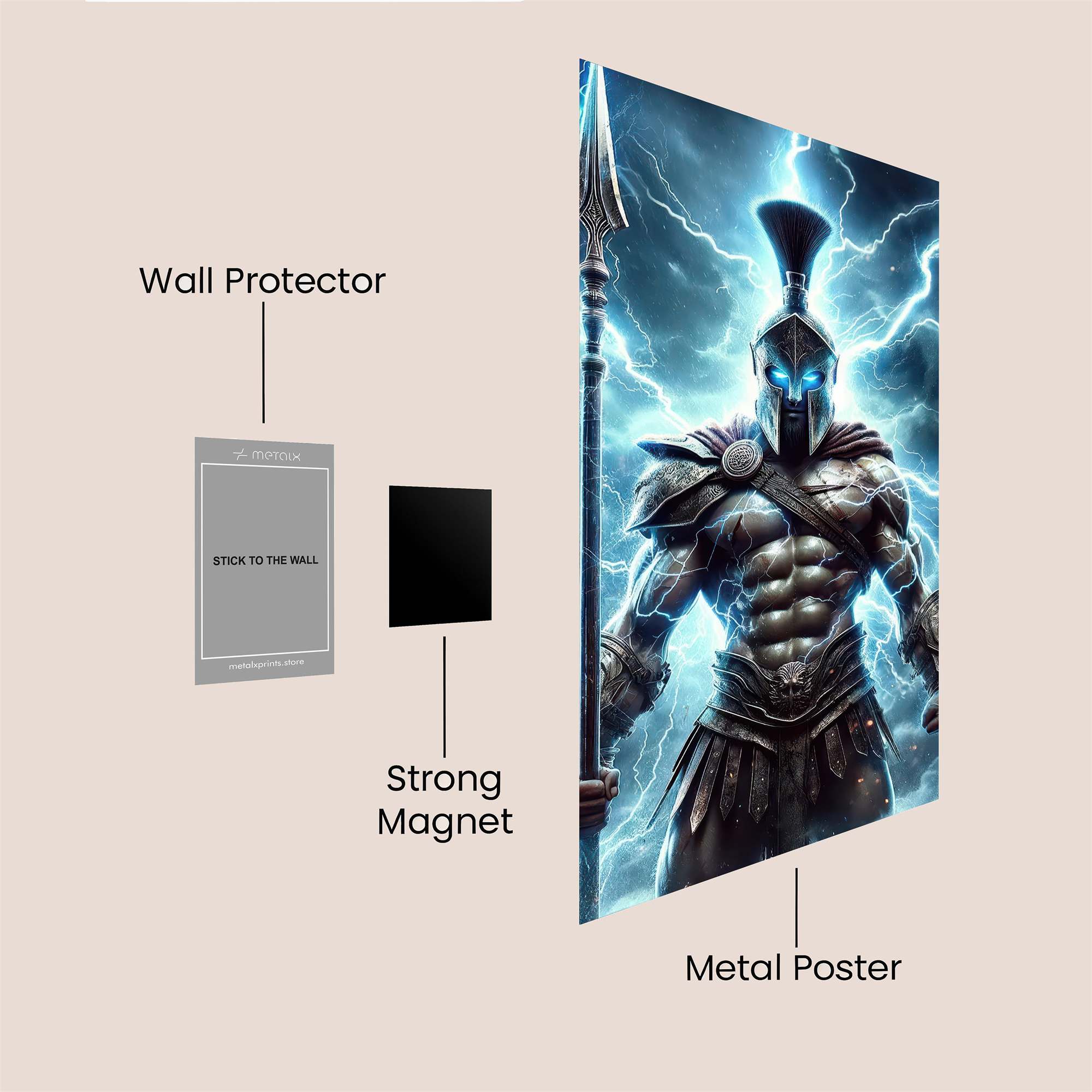 Zeus Thunderous Safe Wall Magnetic / M