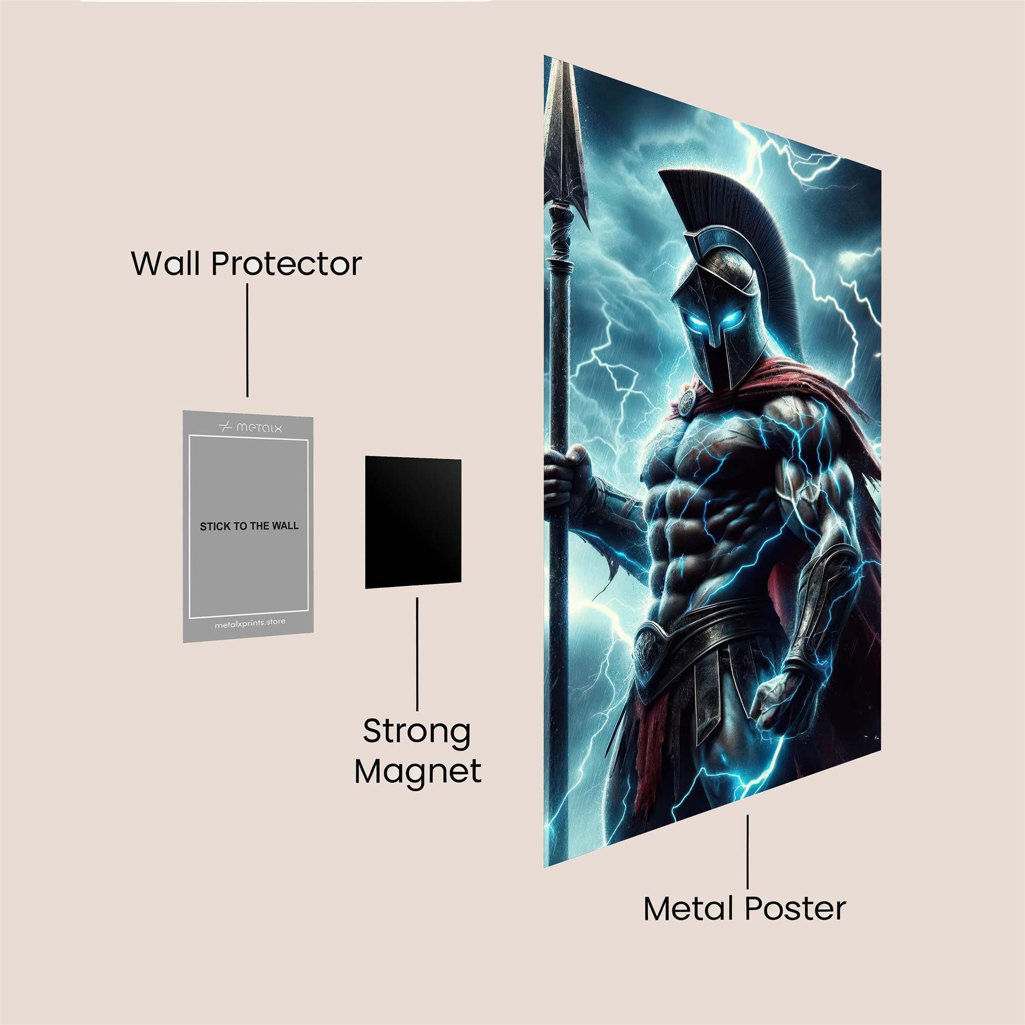 Zeus Thunderous Safe Wall Magnetic / M
