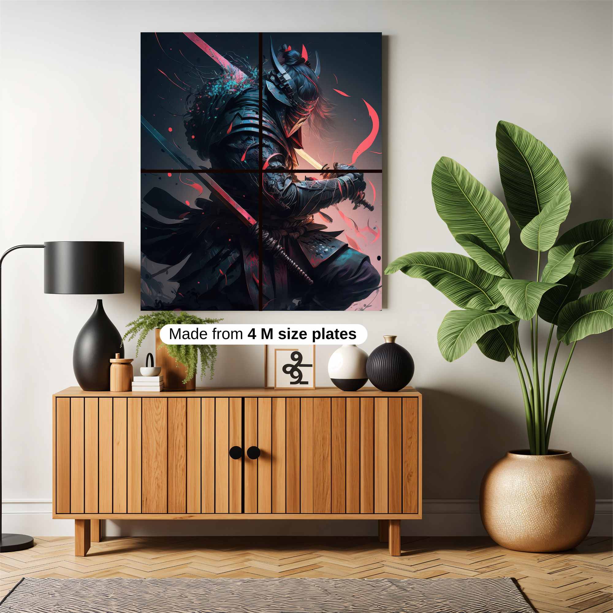 Samurai Fury Safe Wall Magnetic / M
