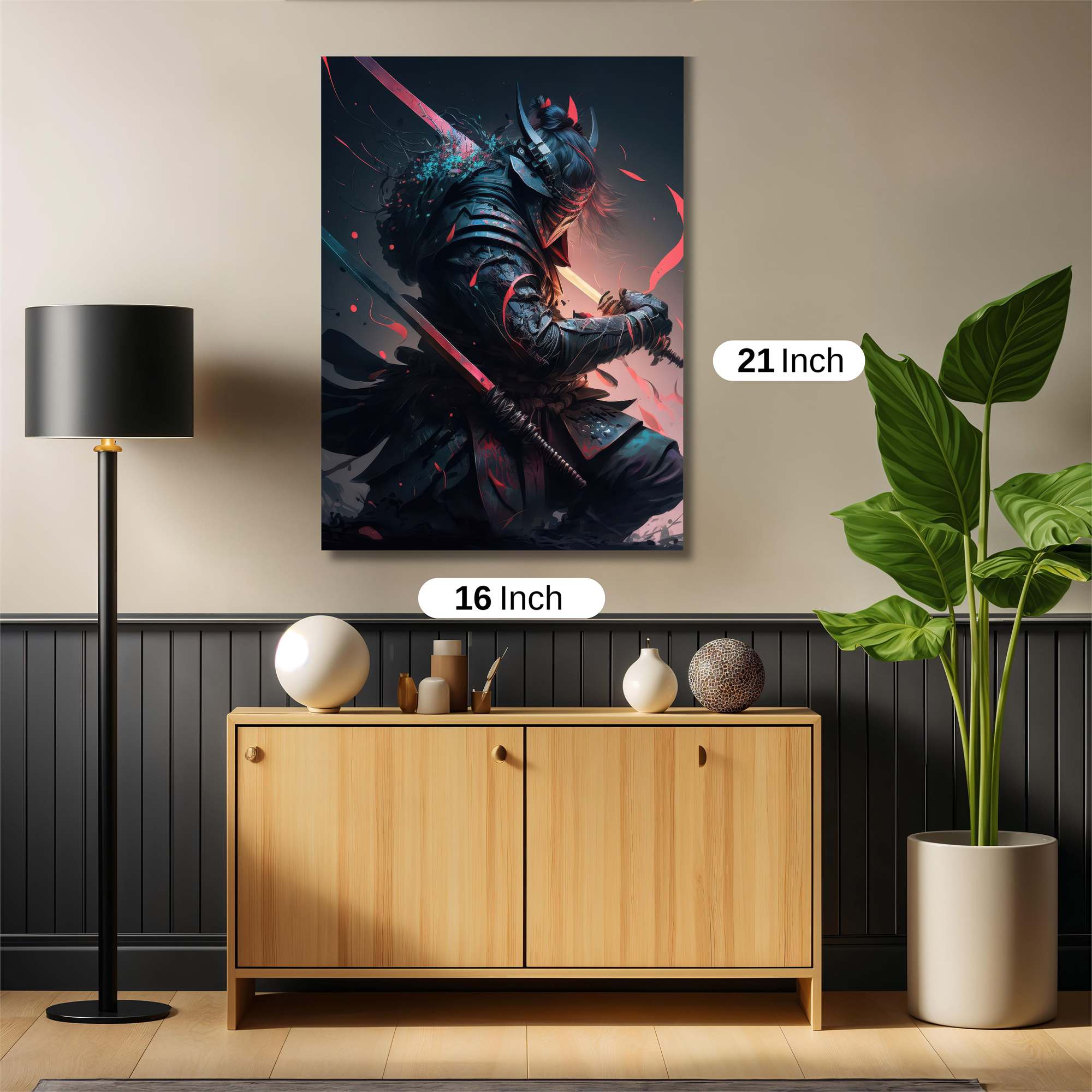 Samurai Fury Safe Wall Magnetic / M