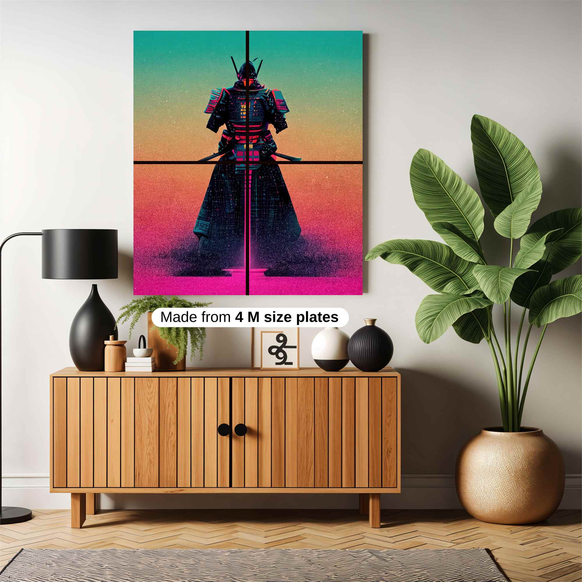 Samurai Glow Safe Wall Magnetic / M
