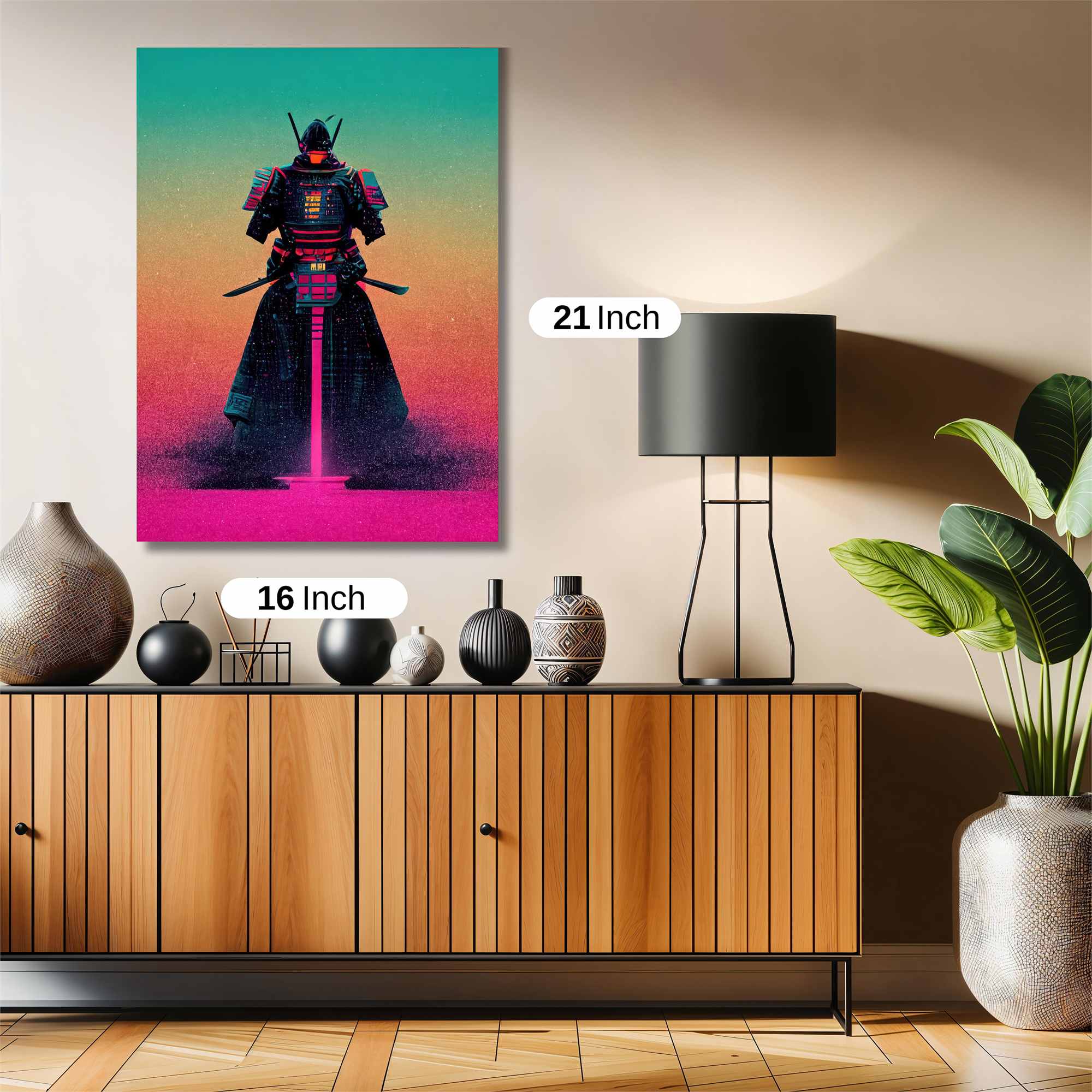 Samurai Glow Safe Wall Magnetic / M