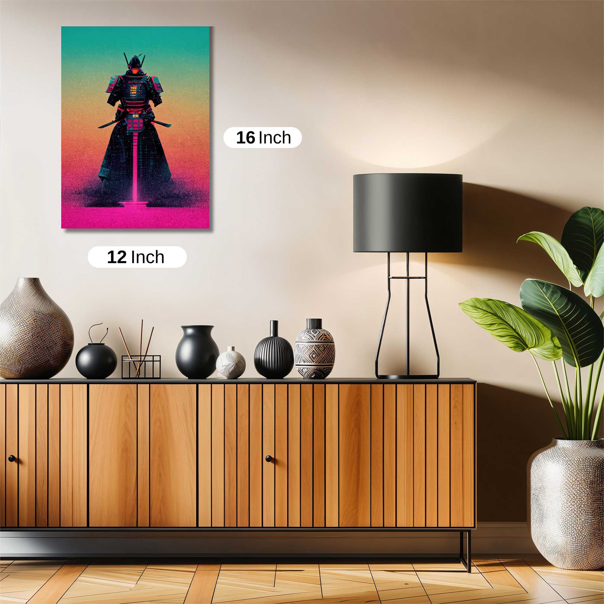 Samurai Glow Safe Wall Magnetic / M