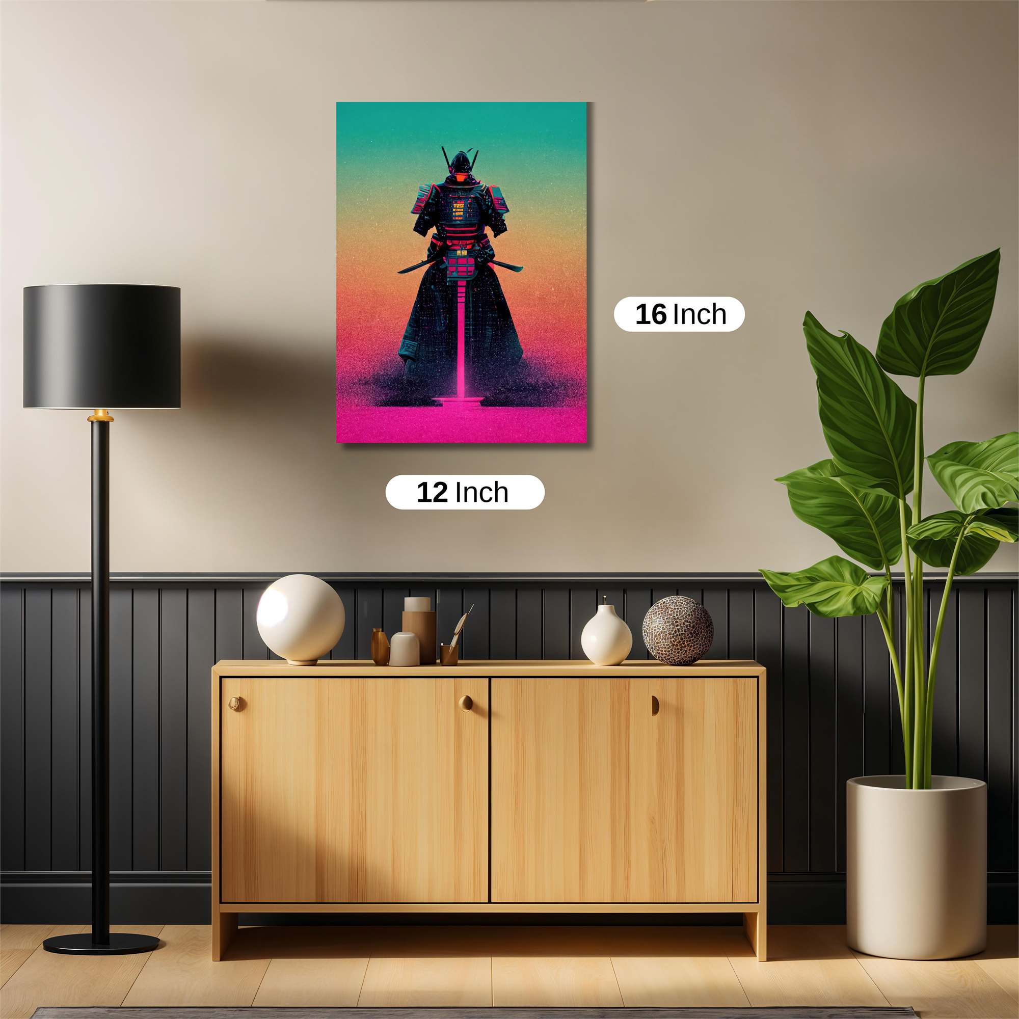 Samurai Glow Safe Wall Magnetic / M