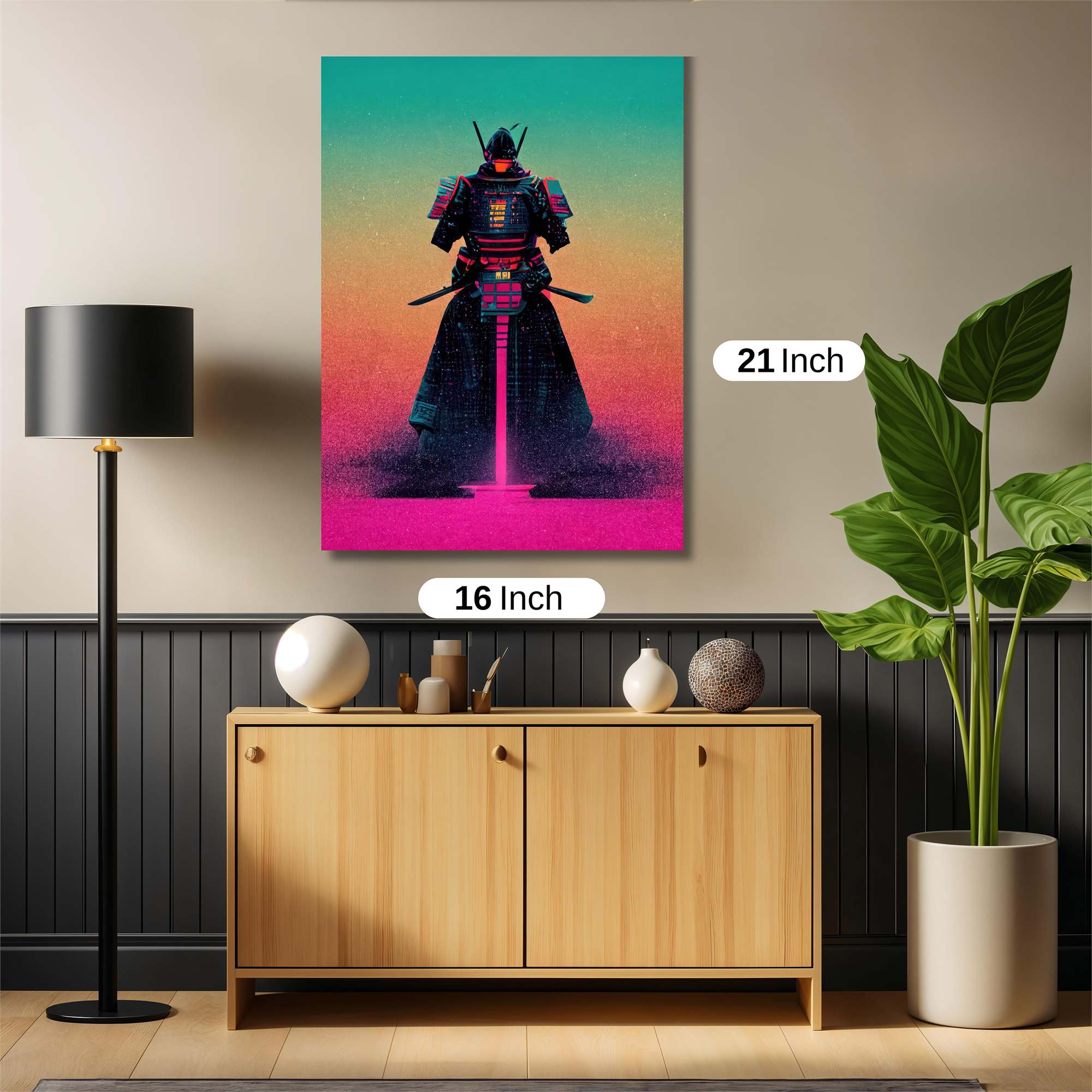 Samurai Glow Safe Wall Magnetic / M
