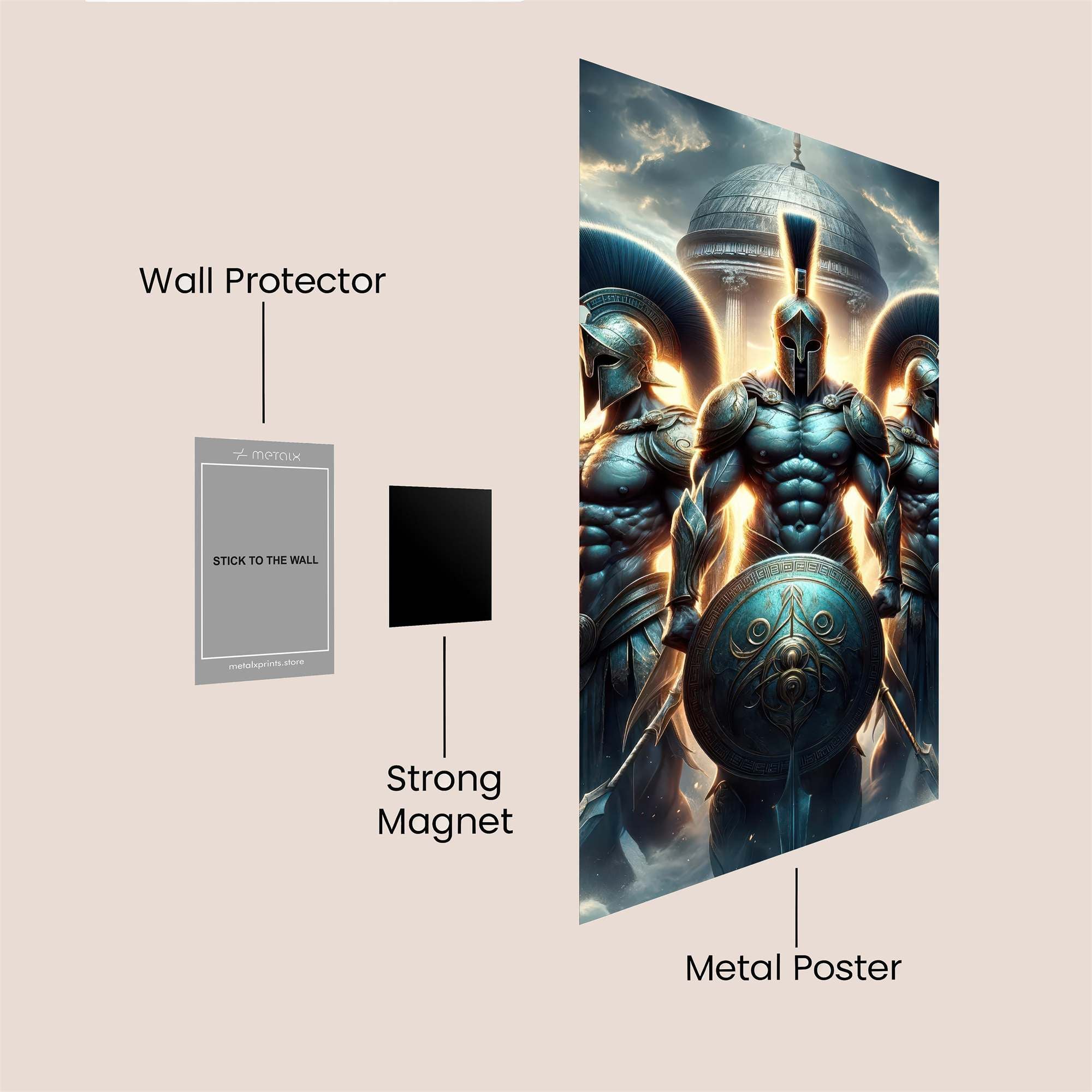Spartans Majestic Safe Wall Magnetic / M