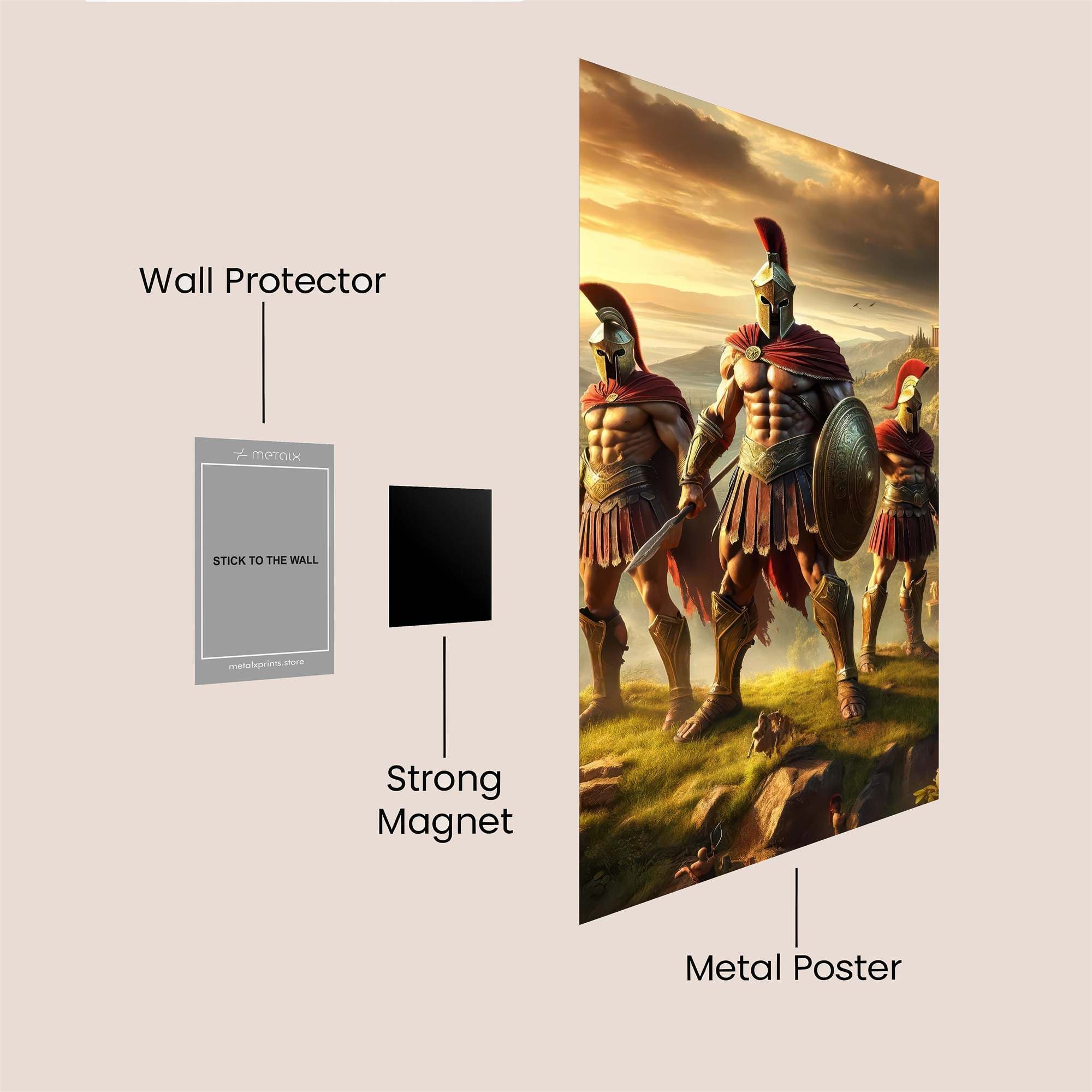 Spartans Triumphant Safe Wall Magnetic / M