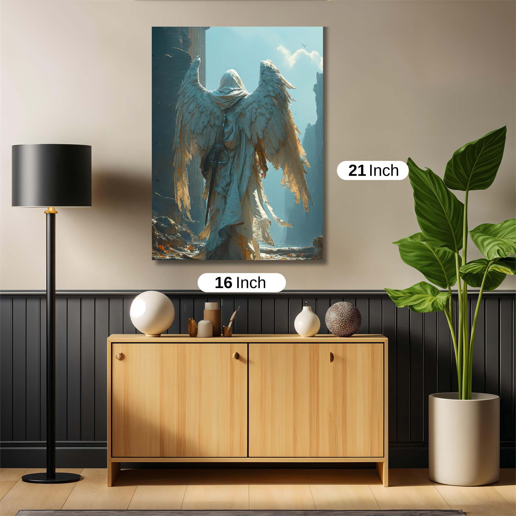 Angel Solitude Safe Wall Magnetic / M