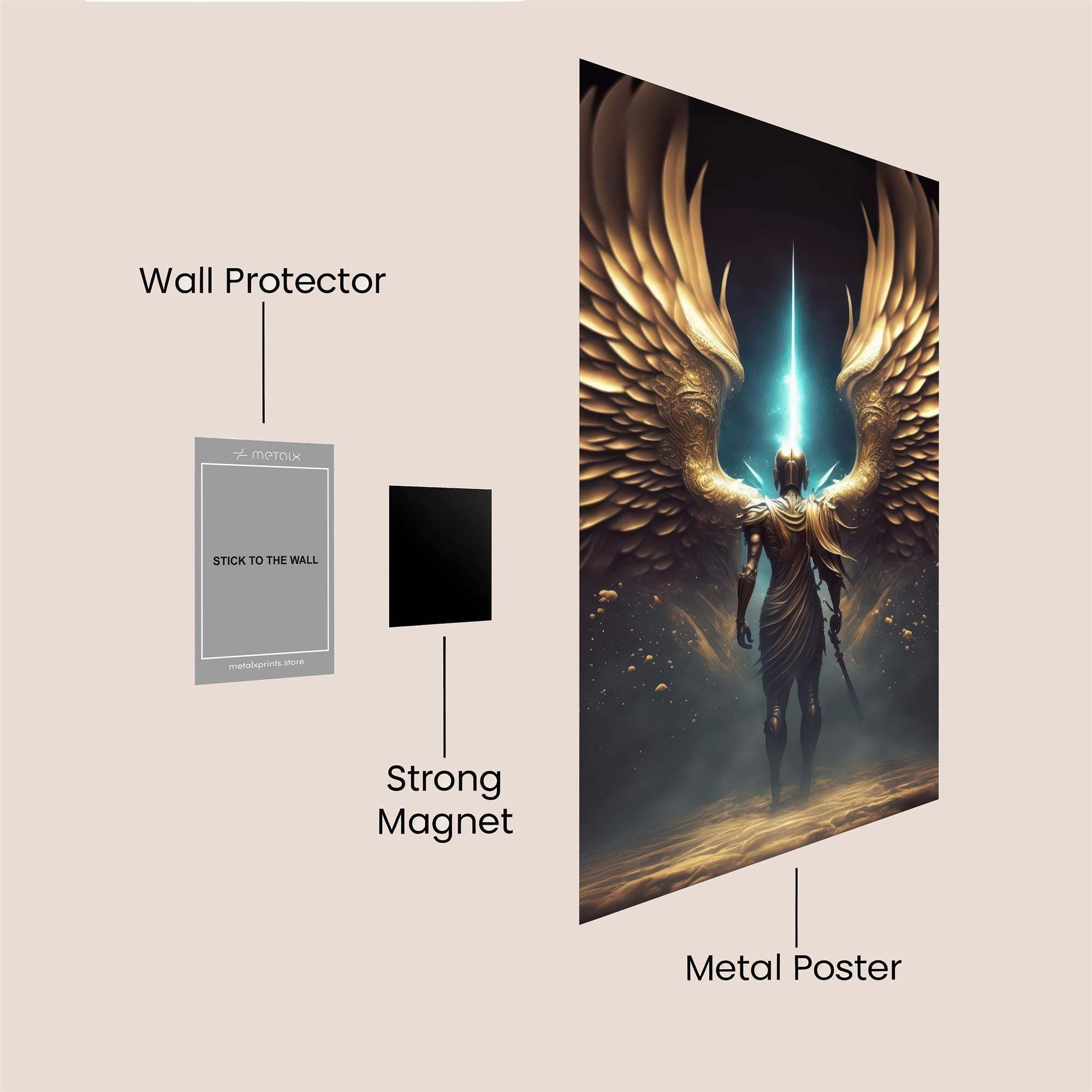 Archangel Radiant Safe Wall Magnetic / M