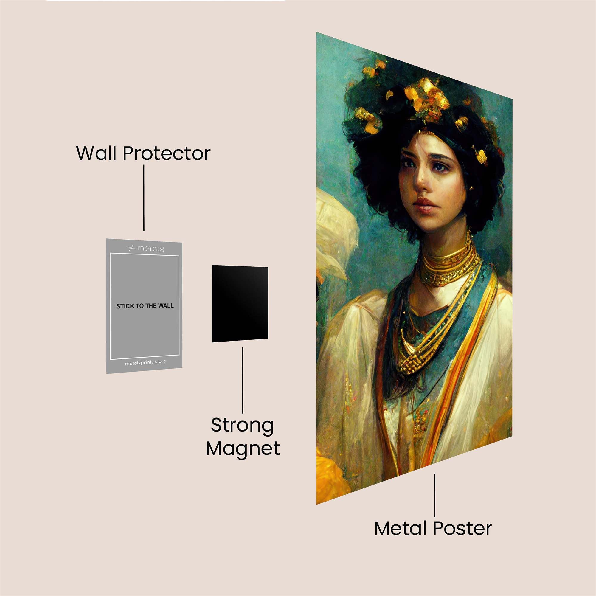 Cleopatra Regal Safe Wall Magnetic / M