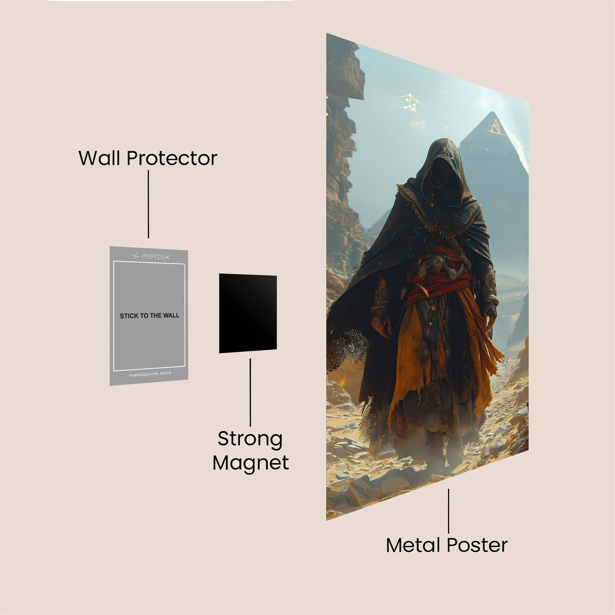 Bayek Resolute Safe Wall Magnetic / M