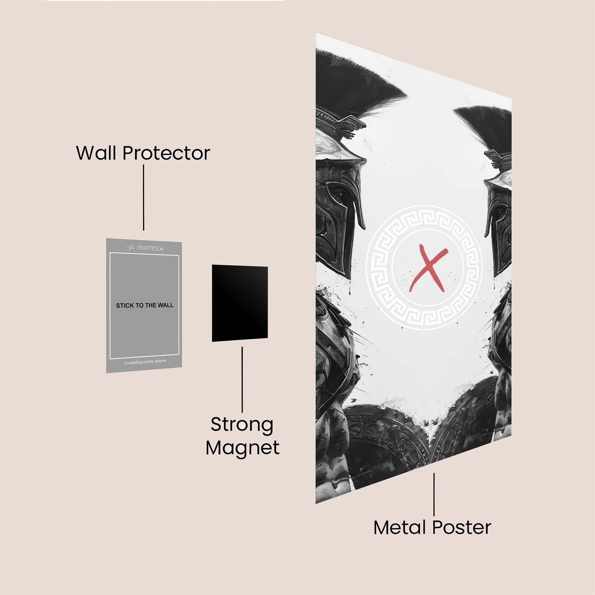 Spartan Clash Safe Wall Magnetic / M