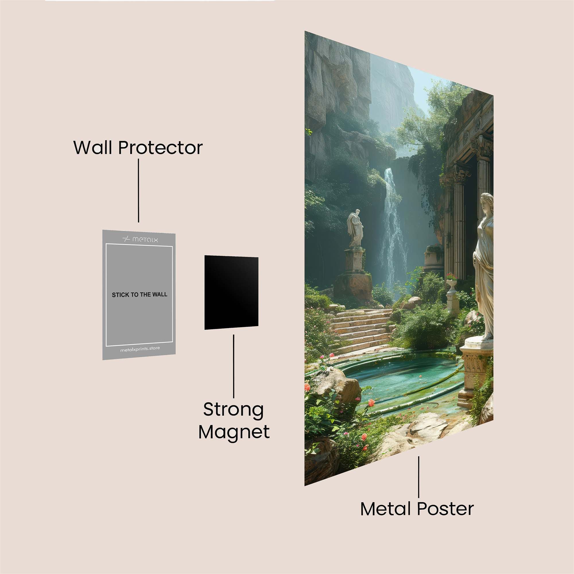 Athena's Haven Safe Wall Magnetic / M