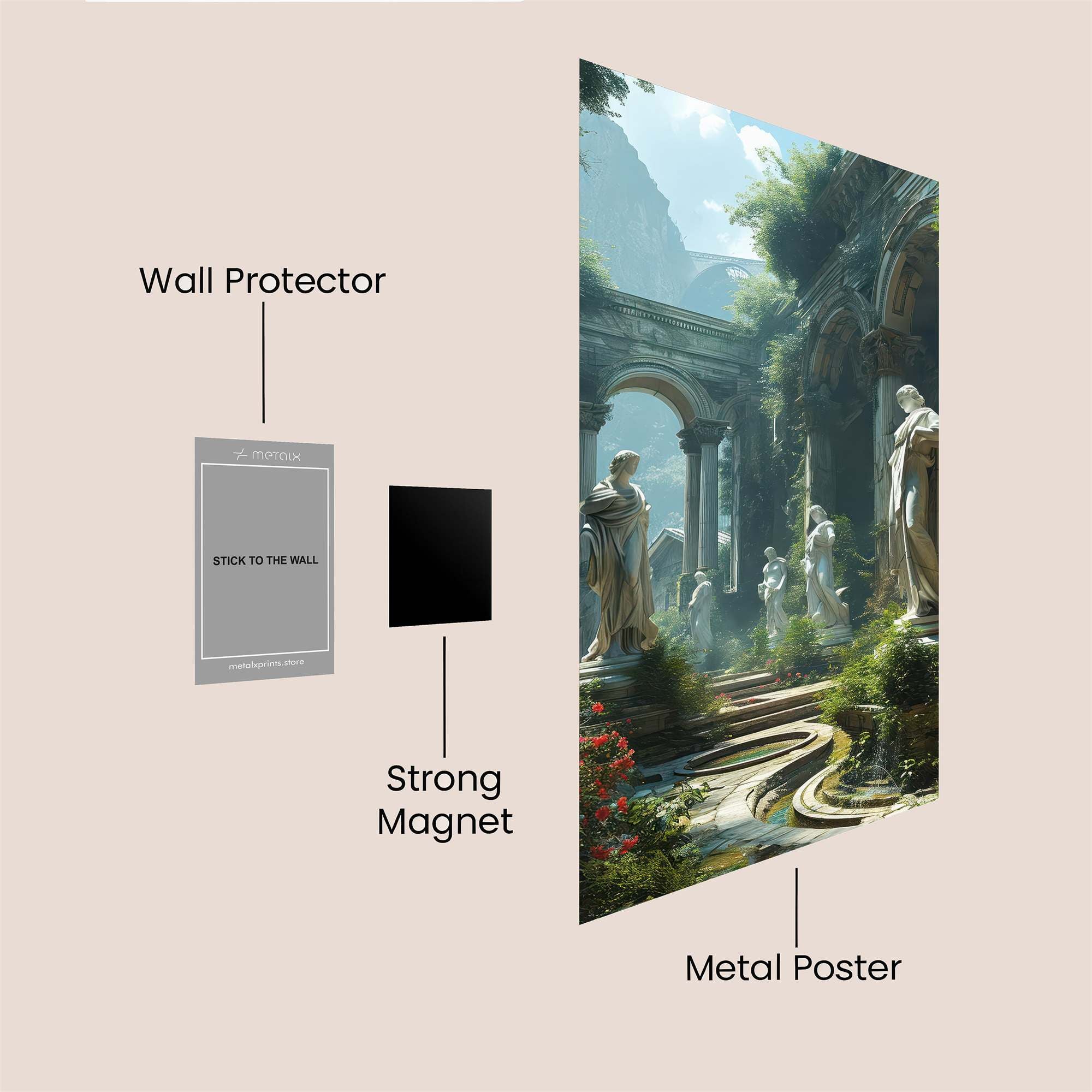 Aphrodite's Serenity Safe Wall Magnetic / M