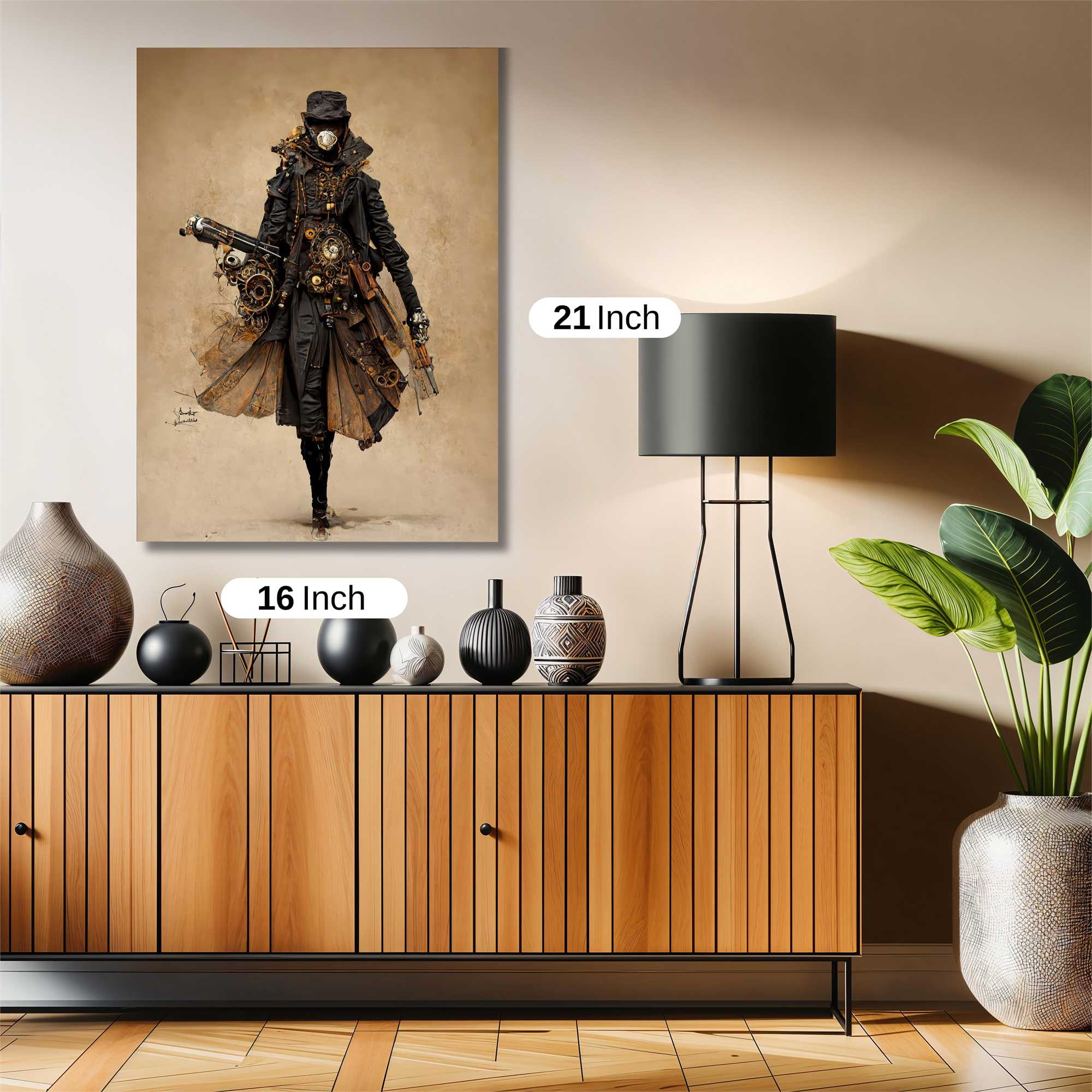 Steampunk Enigma Safe Wall Magnetic / M