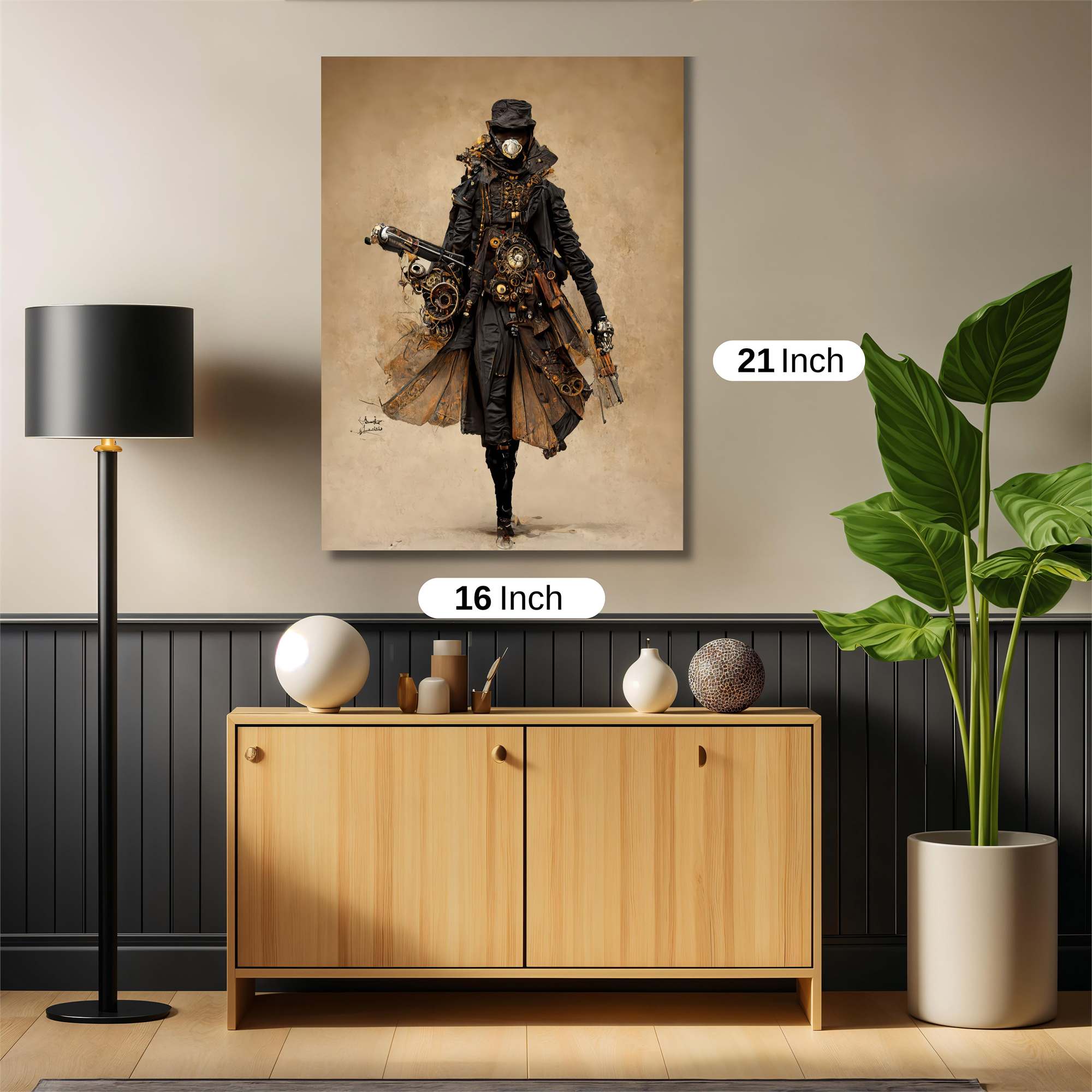 Steampunk Enigma Safe Wall Magnetic / M