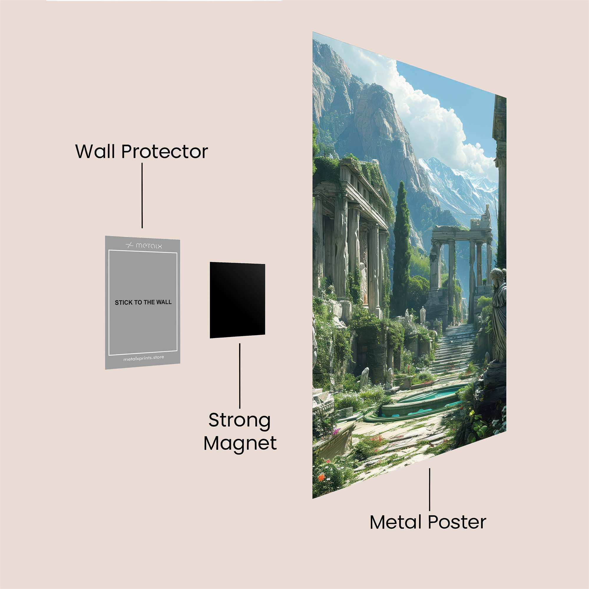 Athena's Serenity Safe Wall Magnetic / M