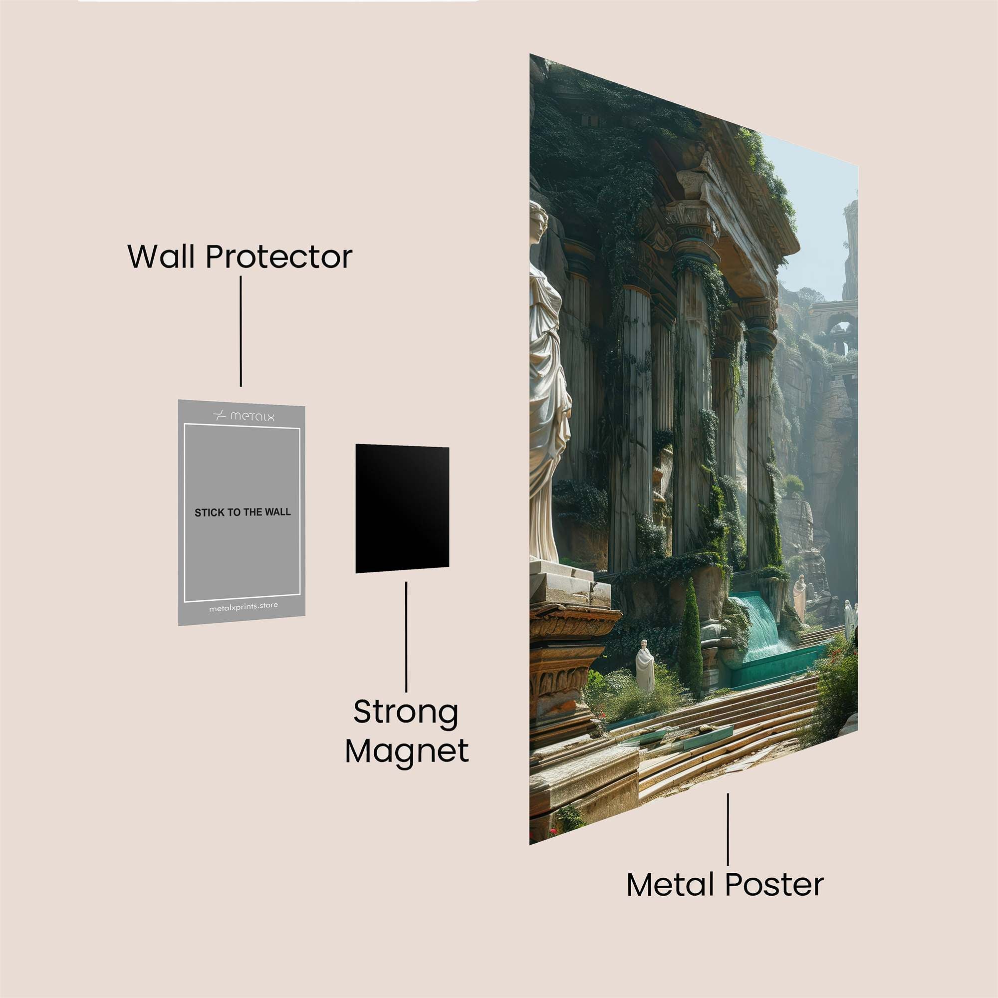 Athena's Serenity Safe Wall Magnetic / M