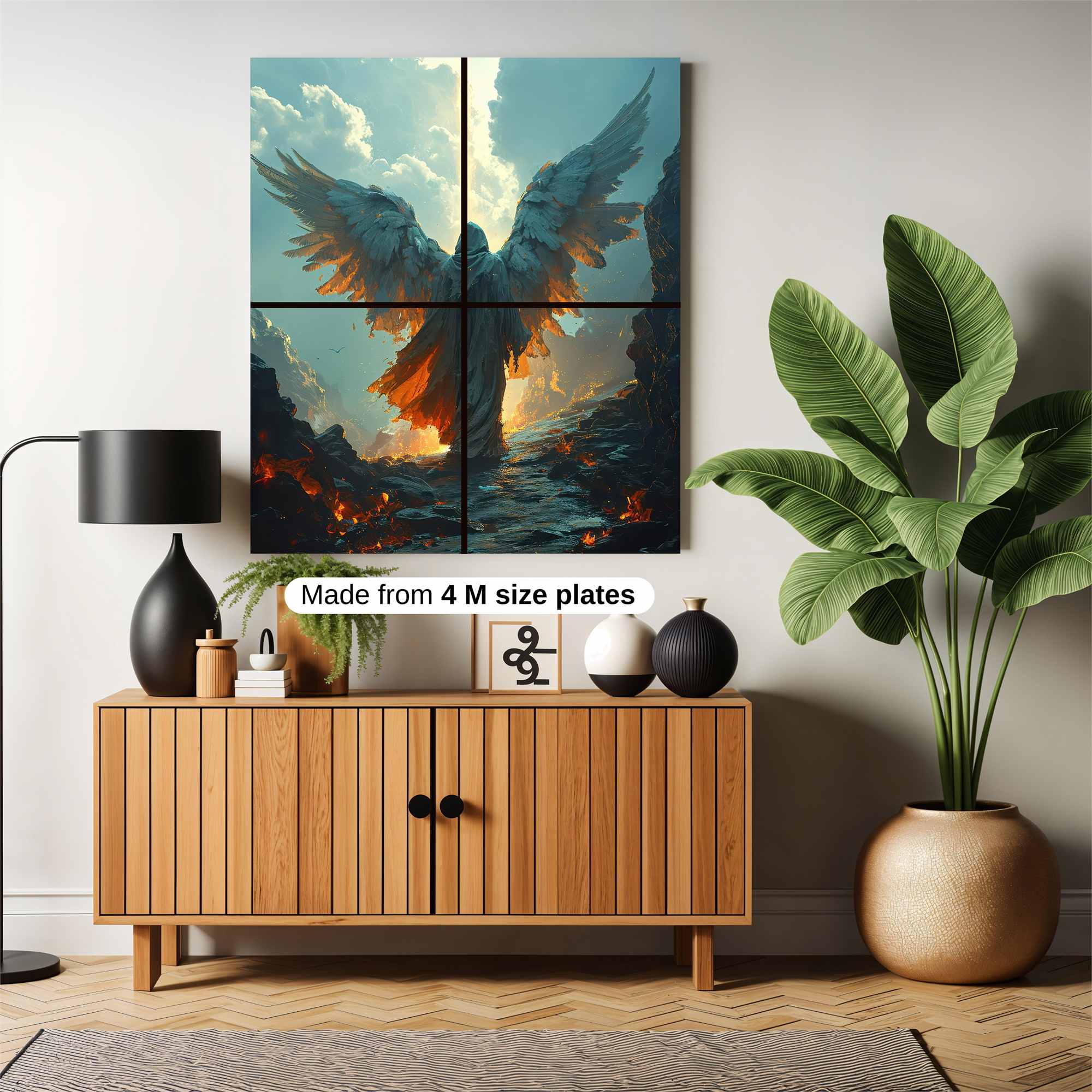 Angel Ascent Safe Wall Magnetic / M