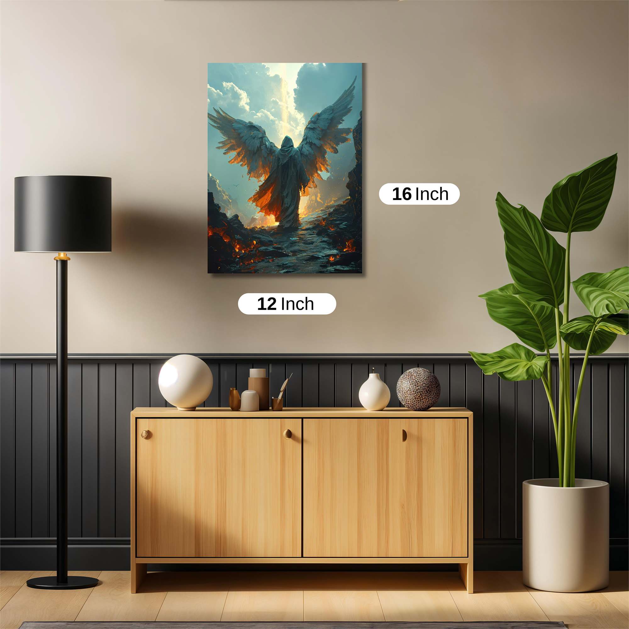 Angel Ascent Safe Wall Magnetic / M