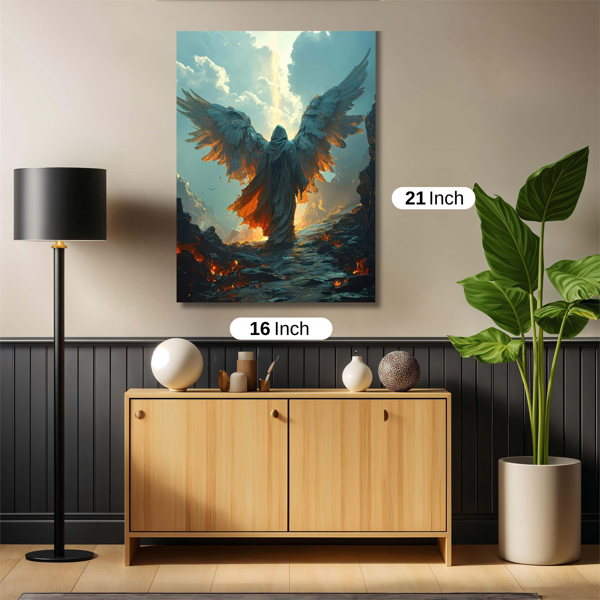 Angel Ascent Safe Wall Magnetic / M
