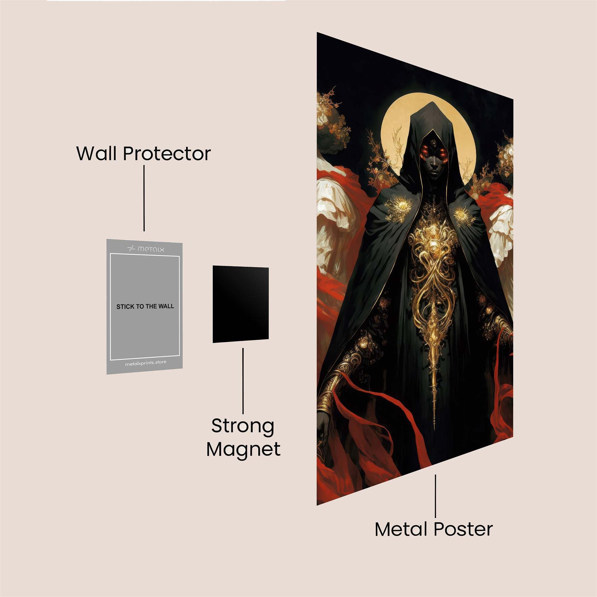 Shadowed Majesty Safe Wall Magnetic / M