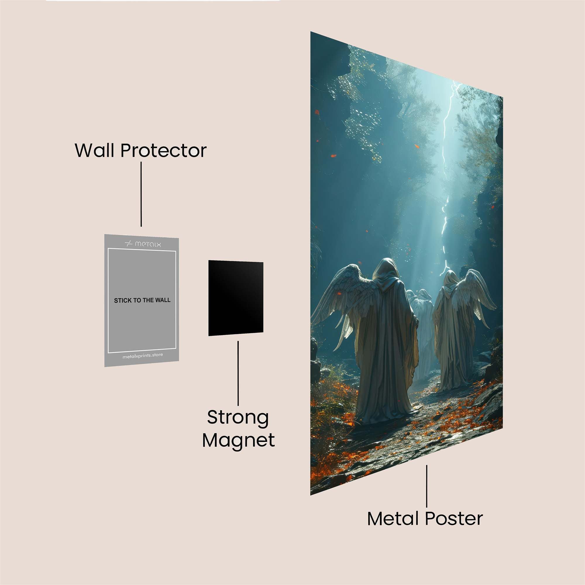 Angels'Whisper Safe Wall Magnetic / M