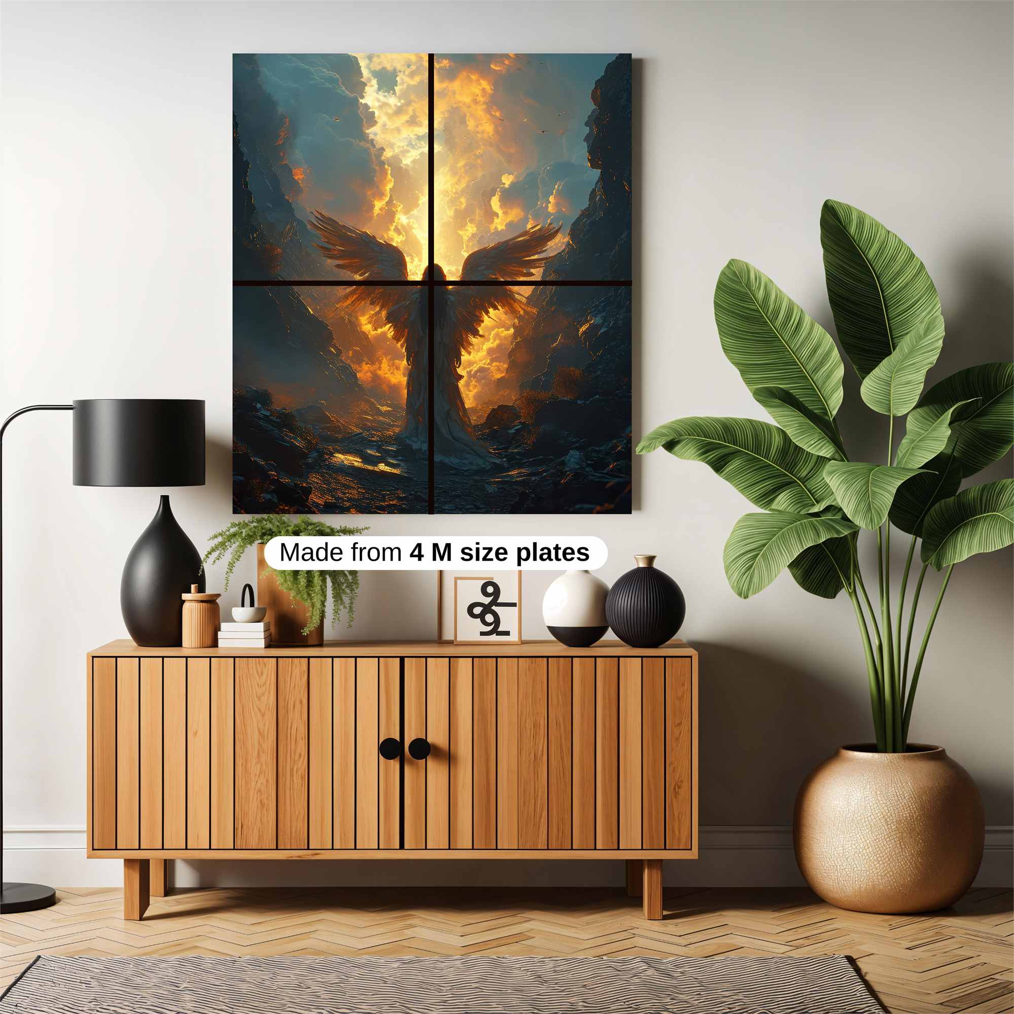 Angelic Blaze Safe Wall Magnetic / M