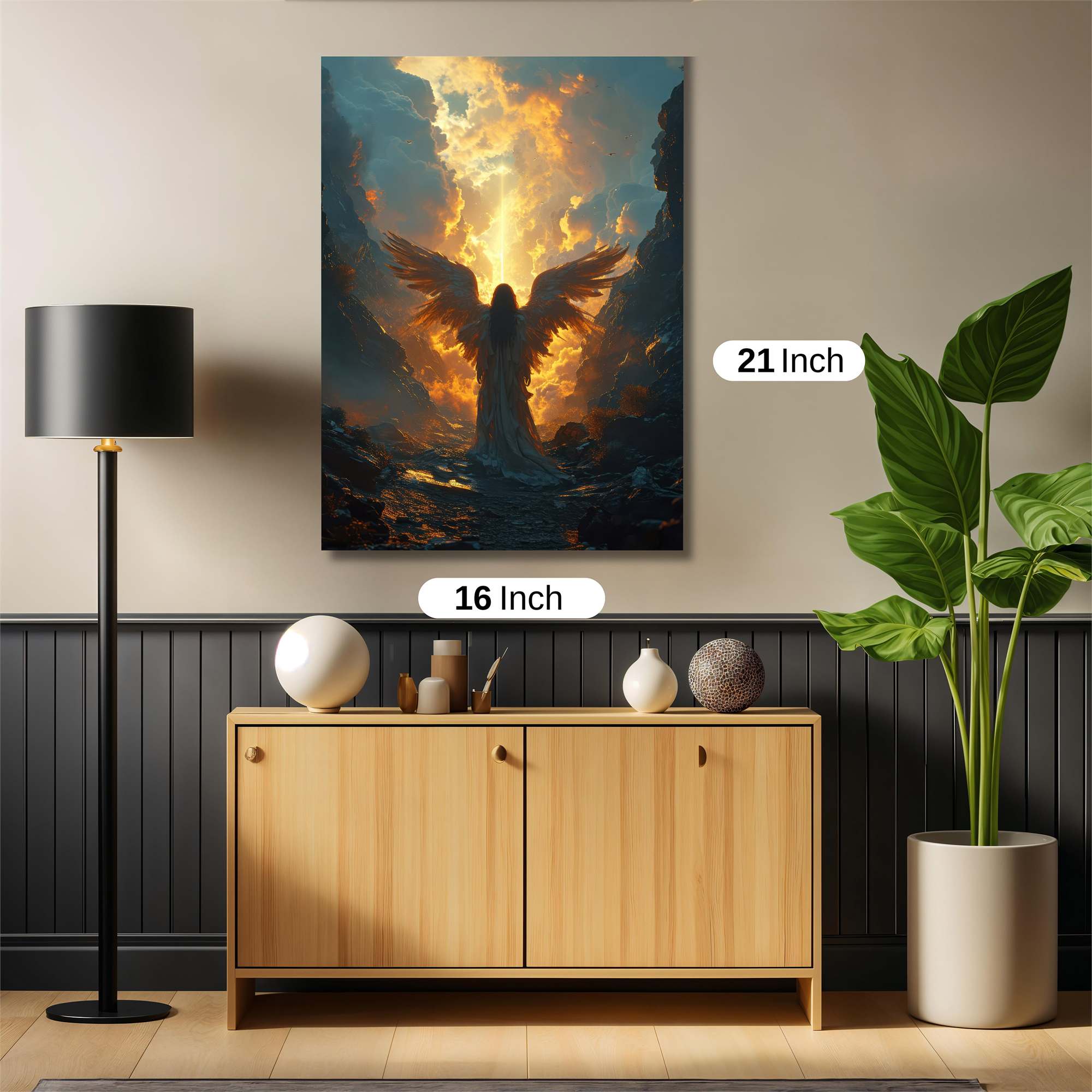 Angelic Blaze Safe Wall Magnetic / M