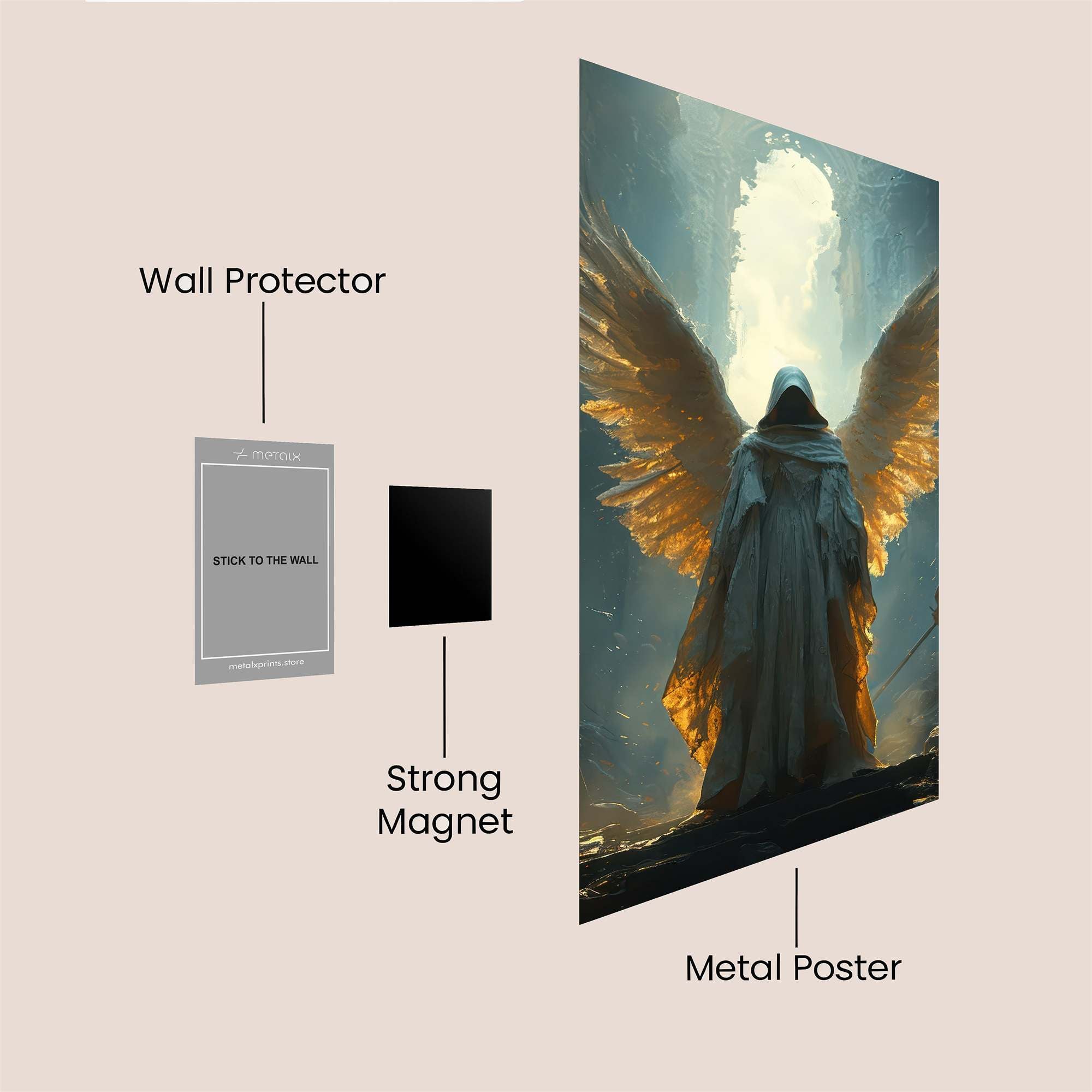 Angel Radiance Safe Wall Magnetic / M