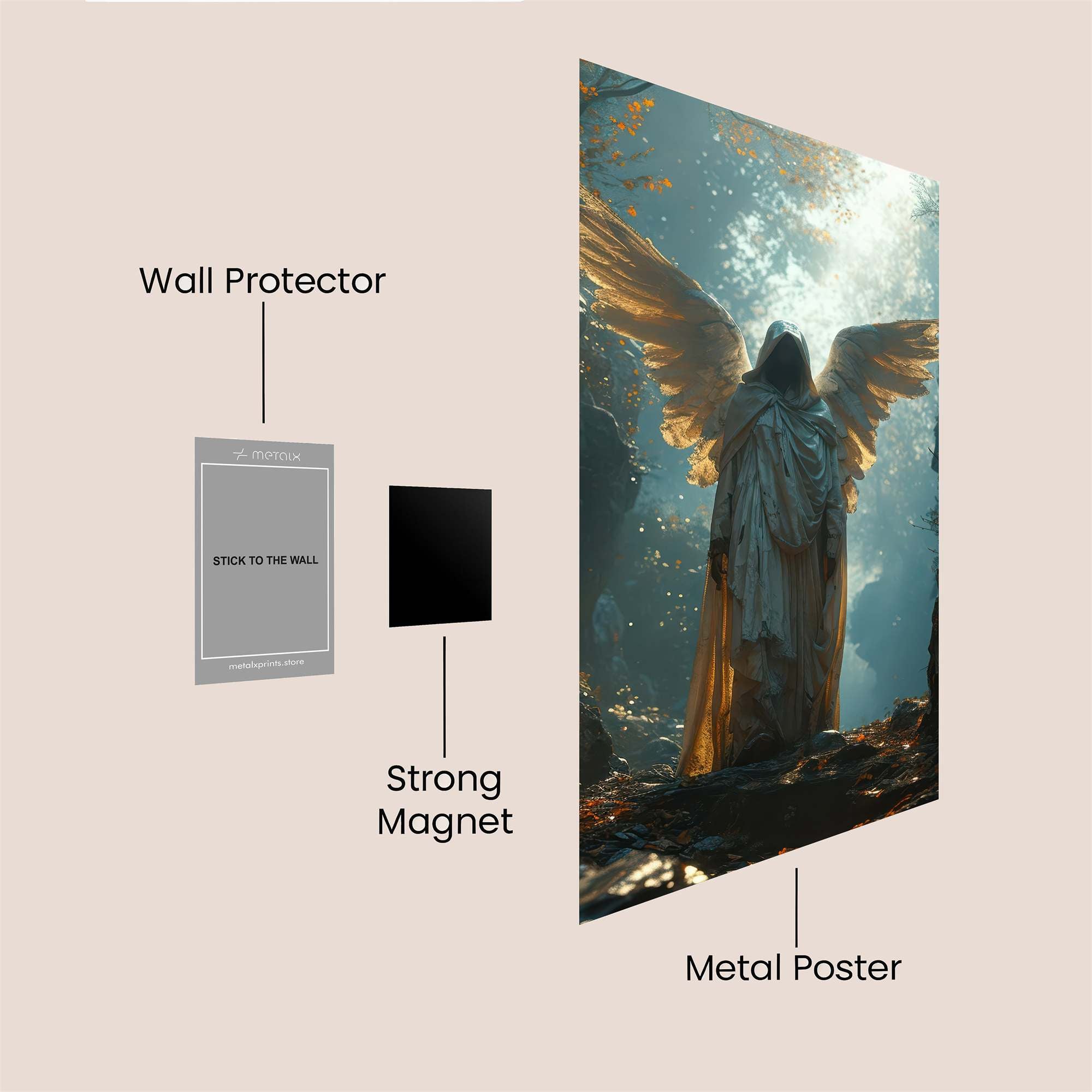 Angelic Radiance Safe Wall Magnetic / M