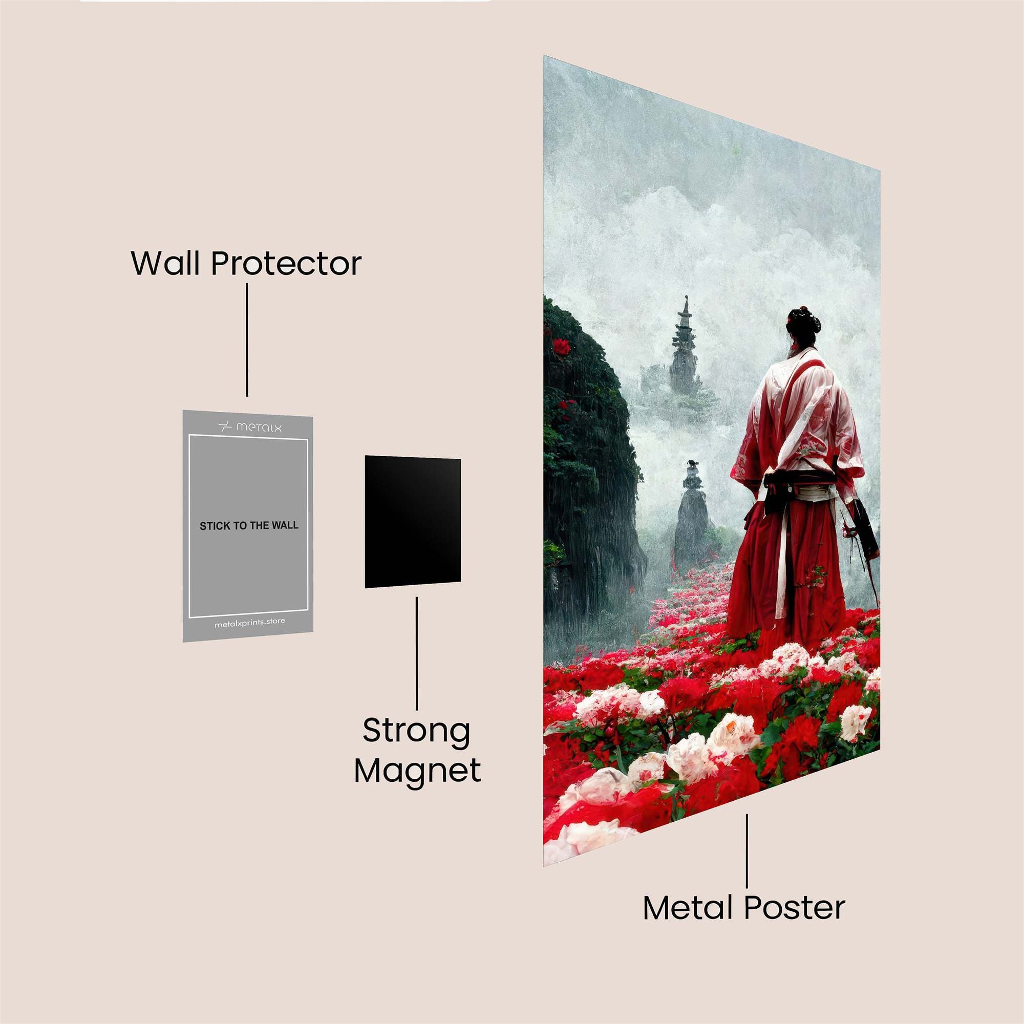 Samurai Serenity Safe Wall Magnetic / M