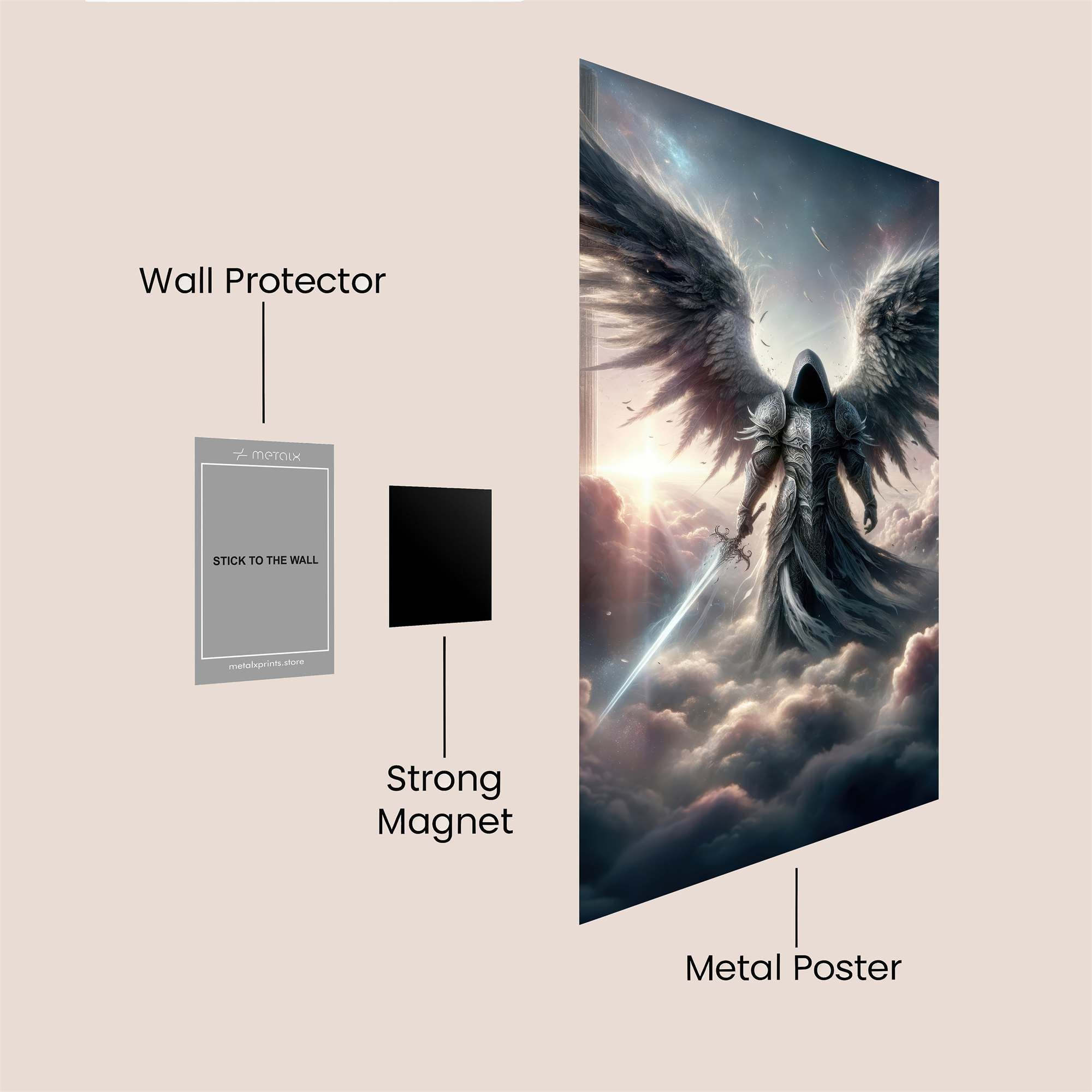 Angel Ascend Safe Wall Magnetic / M