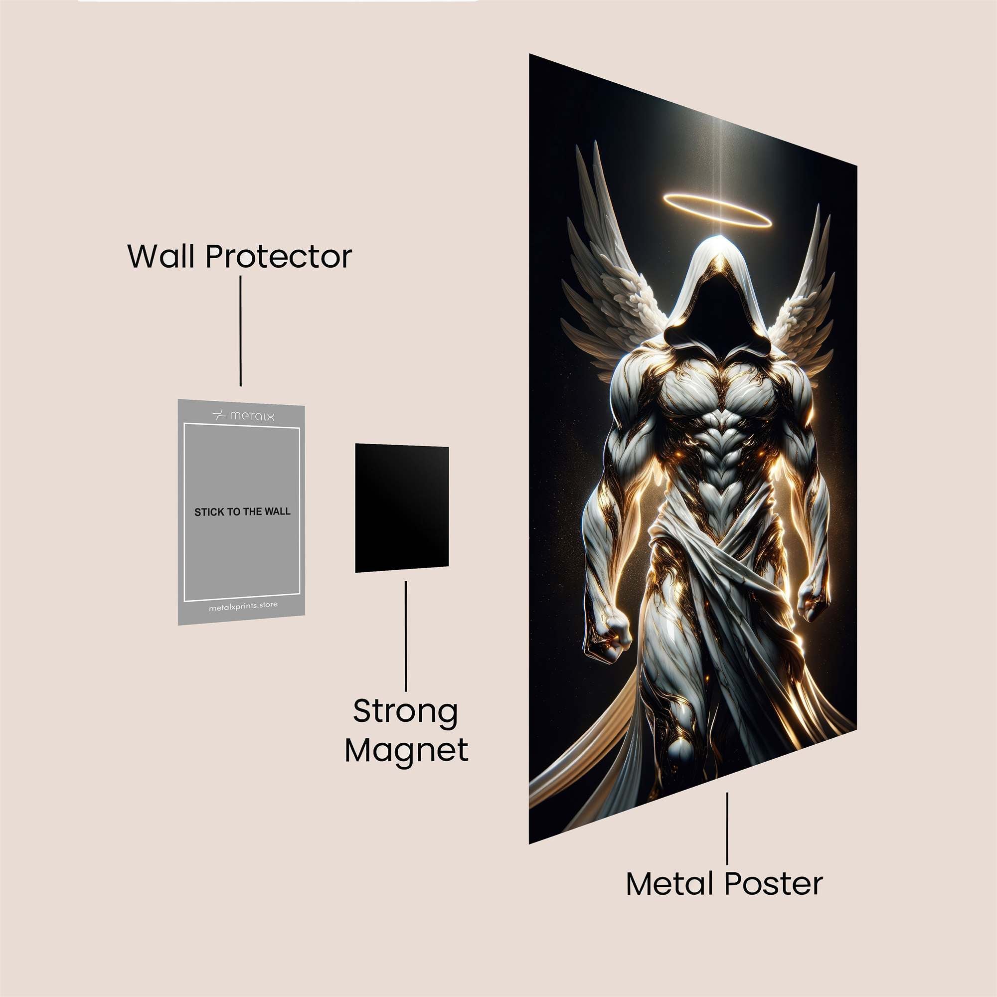 Angelic Radiance Safe Wall Magnetic / M