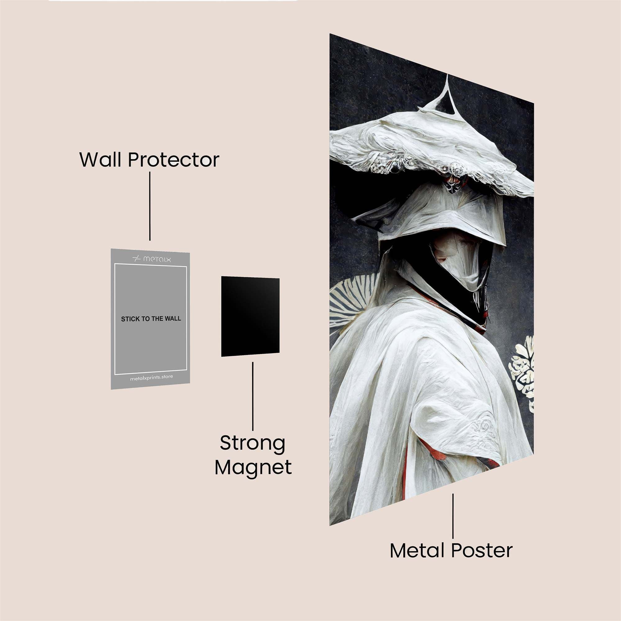 Samurai Serenity Safe Wall Magnetic / M