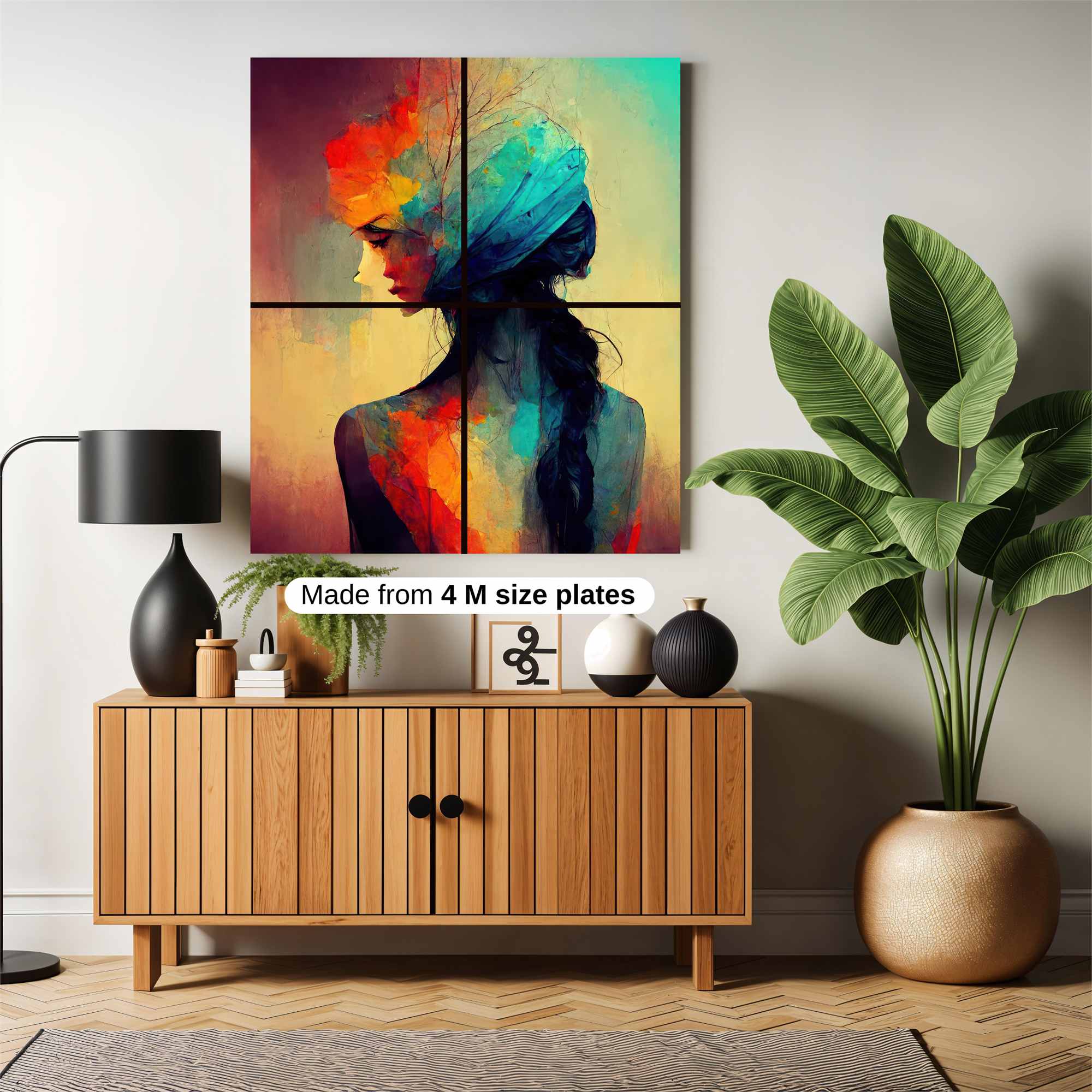 Colorful Serenity Safe Wall Magnetic / M