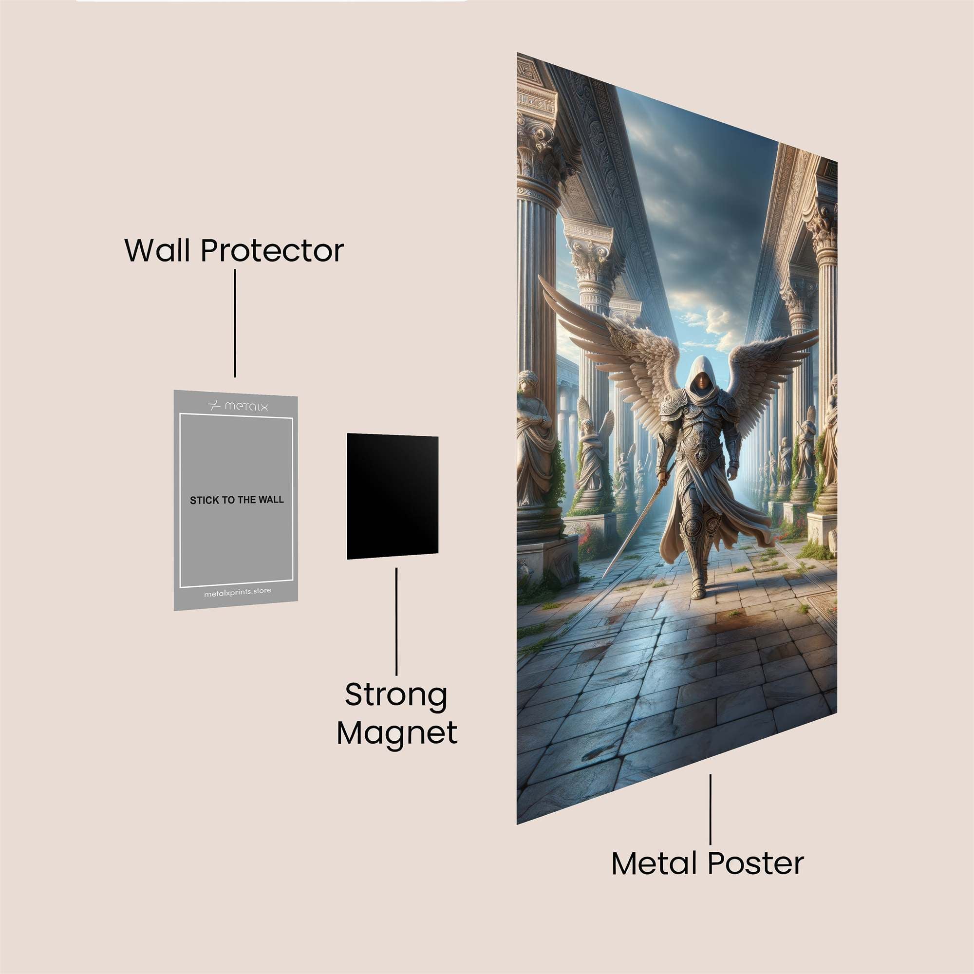 Angel Serenity Safe Wall Magnetic / M