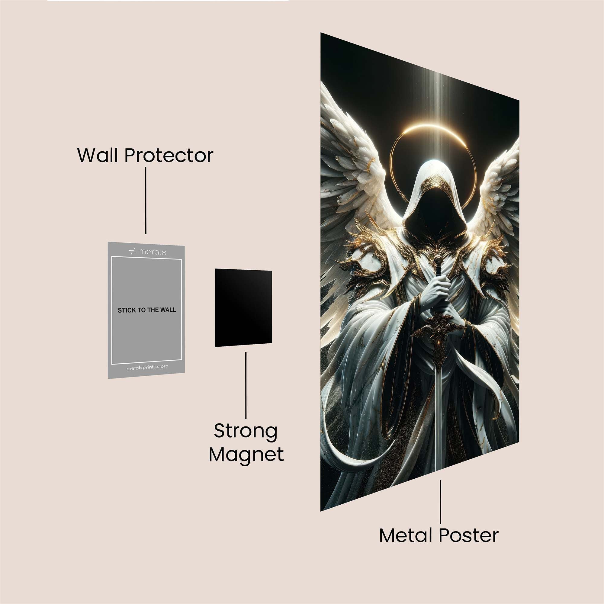 Angel Serenity Safe Wall Magnetic / M