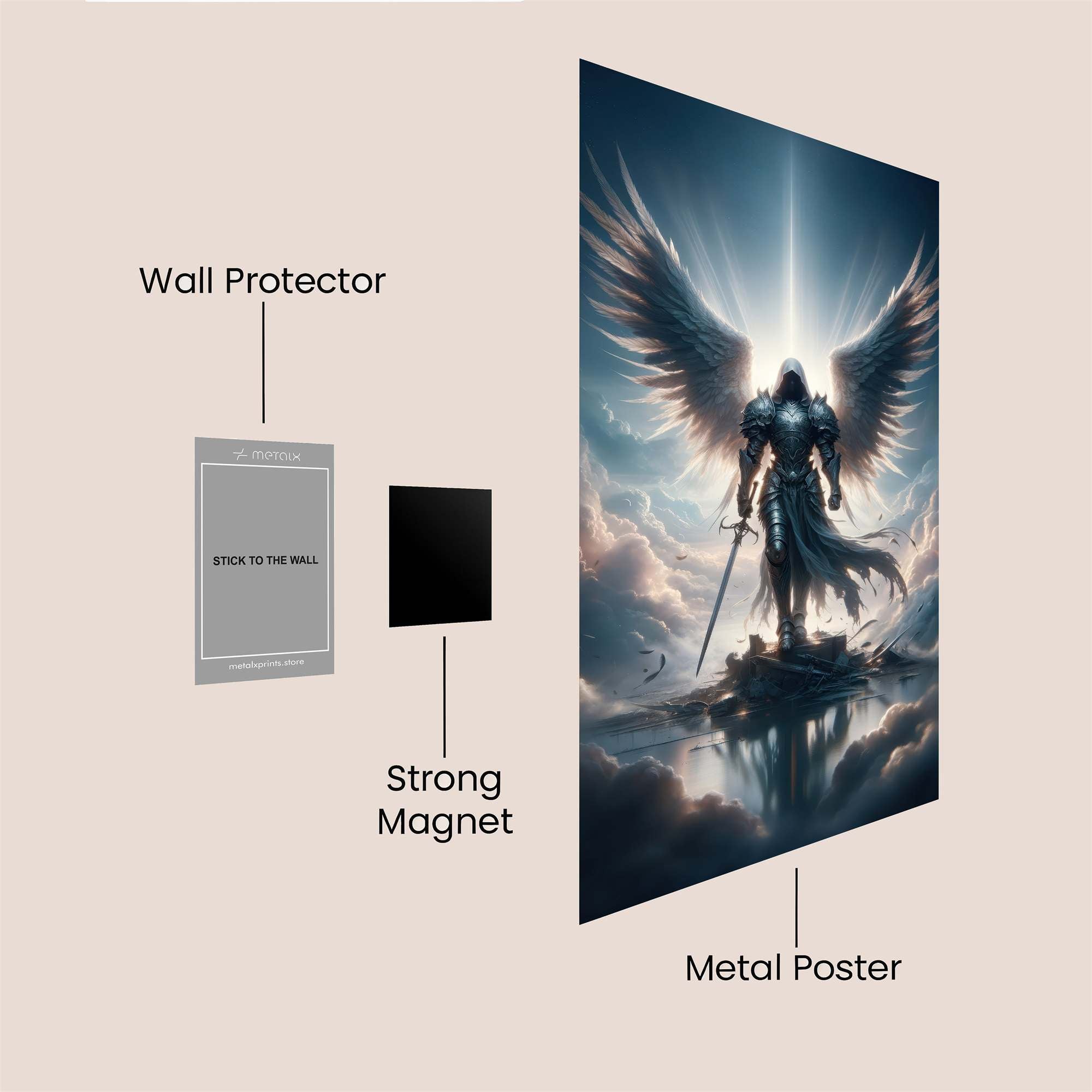 Archangel Ascendant Safe Wall Magnetic / M