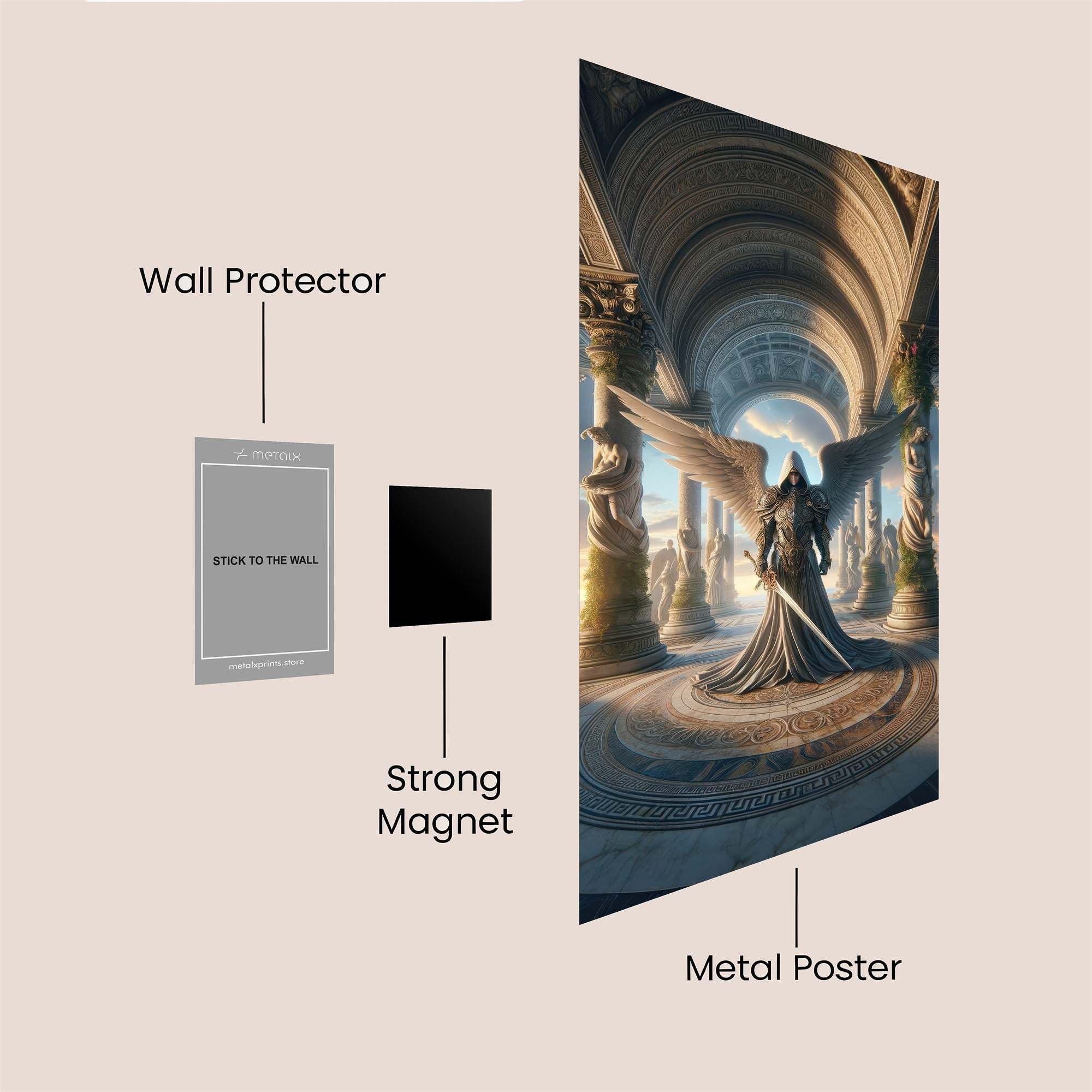 Angel Serenity Safe Wall Magnetic / M