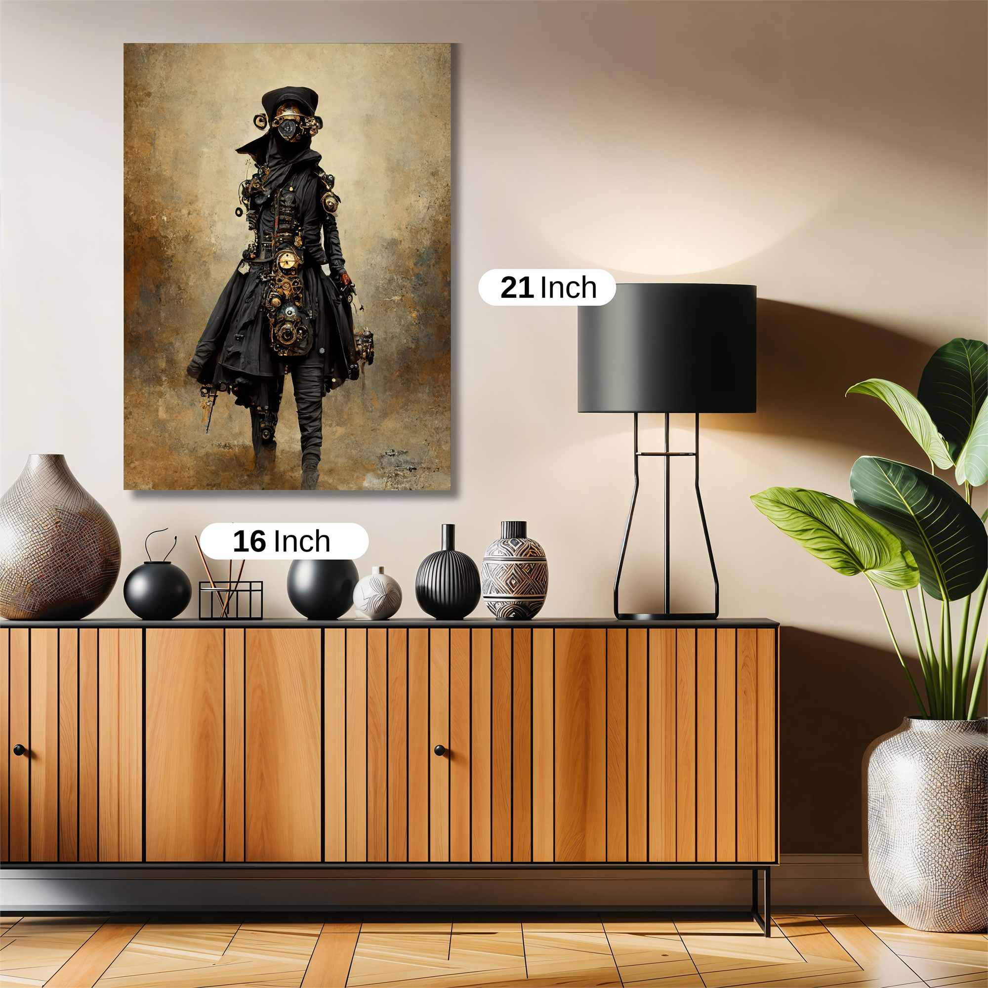 Steampunk Enigma Safe Wall Magnetic / M
