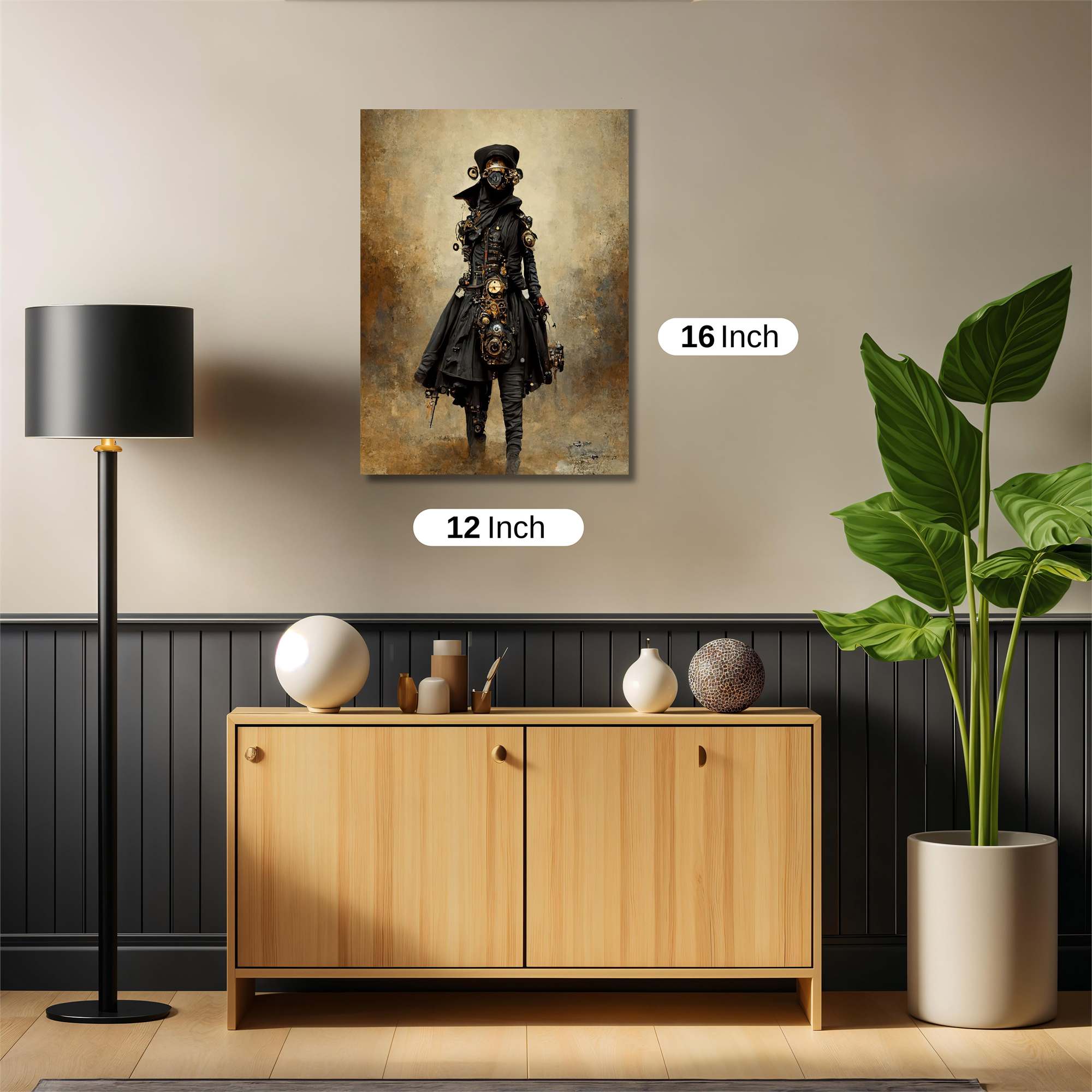 Steampunk Enigma Safe Wall Magnetic / M